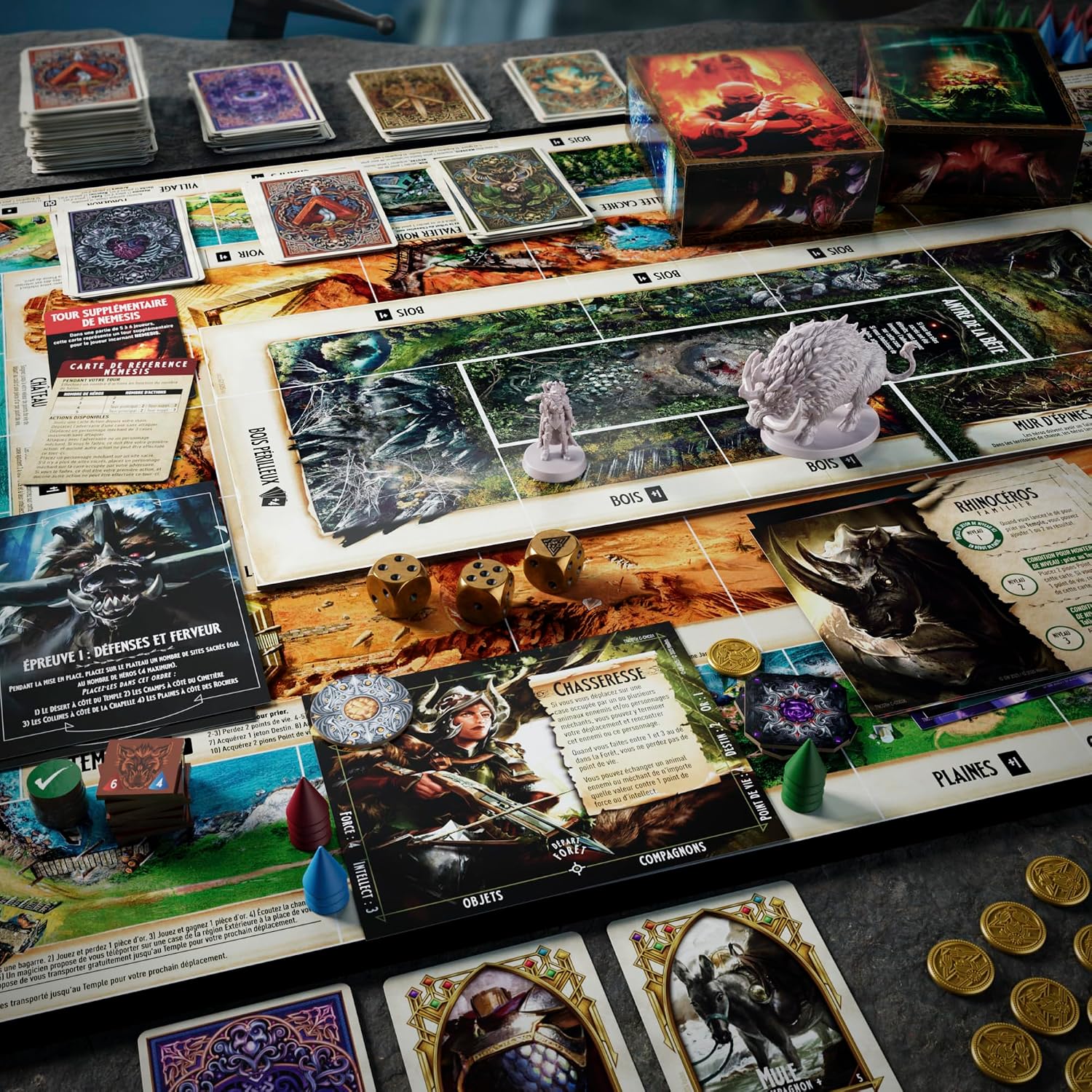 Detalle 2 de Talisman Nemesis : La Grande Chasse – Extension (version française) – nécessite Talisman 5e édition