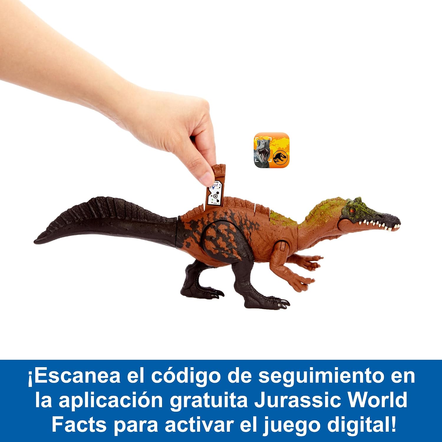 Thumbnail 5 de Mattel Jurassic World Rugido Salvaje Irritator Dinosaurio Sonidos 🦖