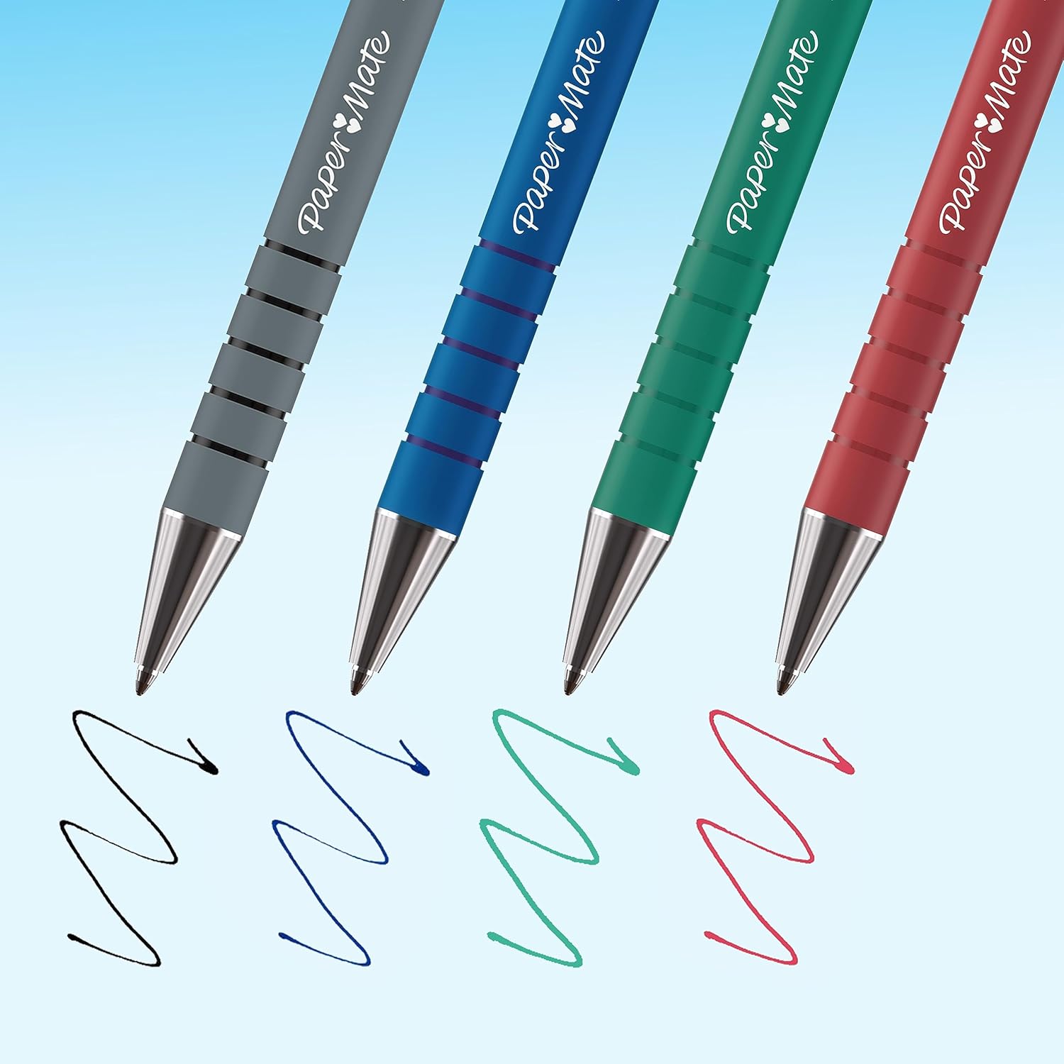 Thumbnail 2 de Paper Mate 2027736 FlexGrip Ultra, Bolígrafos Retráctiles 4 Colores 🖊️