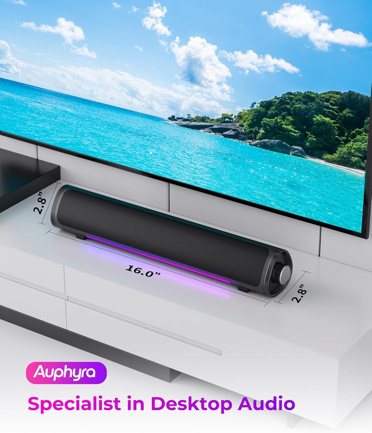 Thumbnail 6 de Auphyra Computer Speakers with RGB lighting