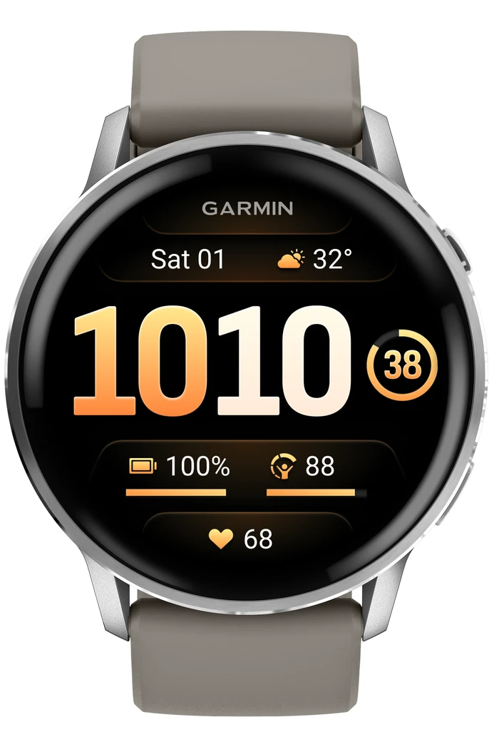 Detalle 2 de Garmin Venu 4 Silber Grau 45 mm