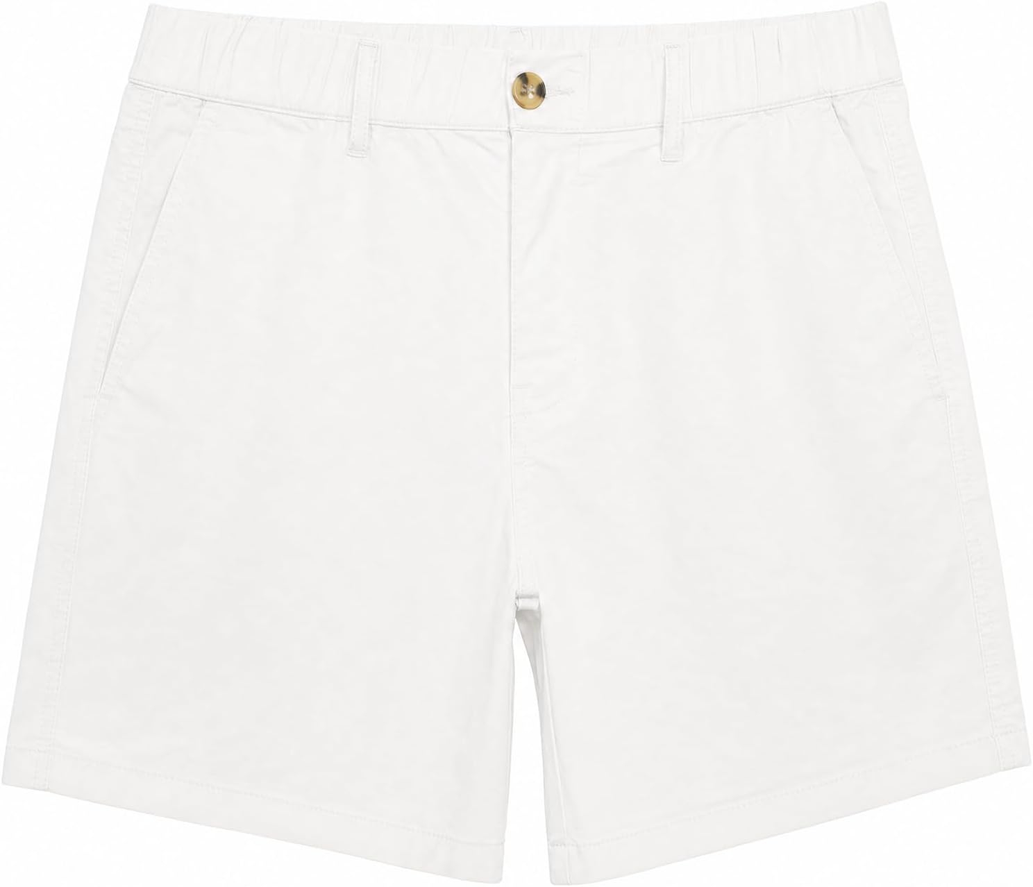 Detalle de Maamgic Men's Classic-fit 5.5" Cotton Casual Shorts with Elastic Waistband