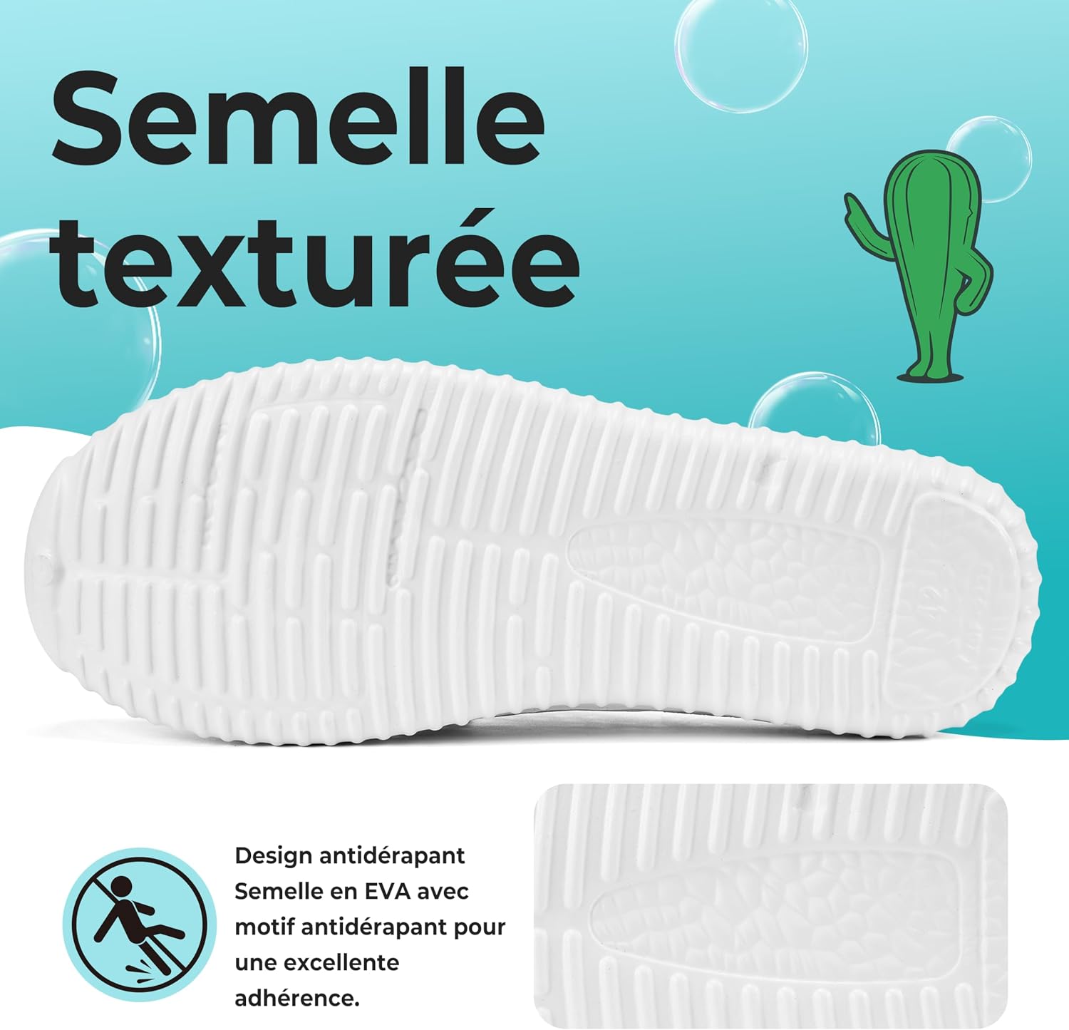 Detalle 2 de SAGUARO chaussons anti-dérapants 36-45