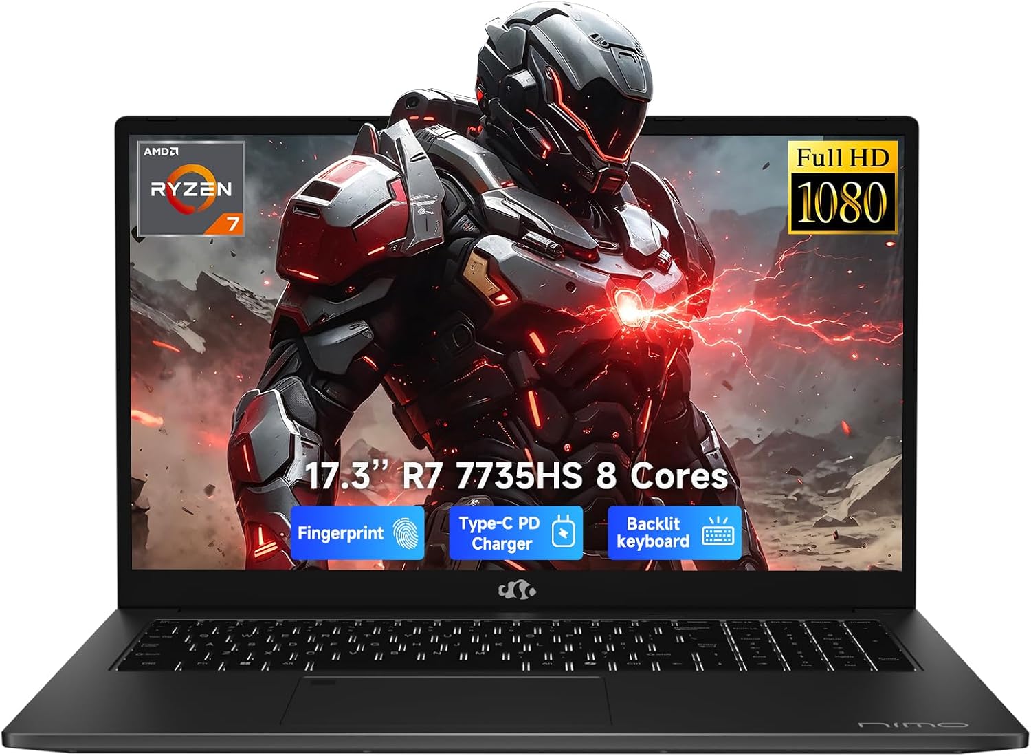 Detalle de NIMO 17.3-inch laptop