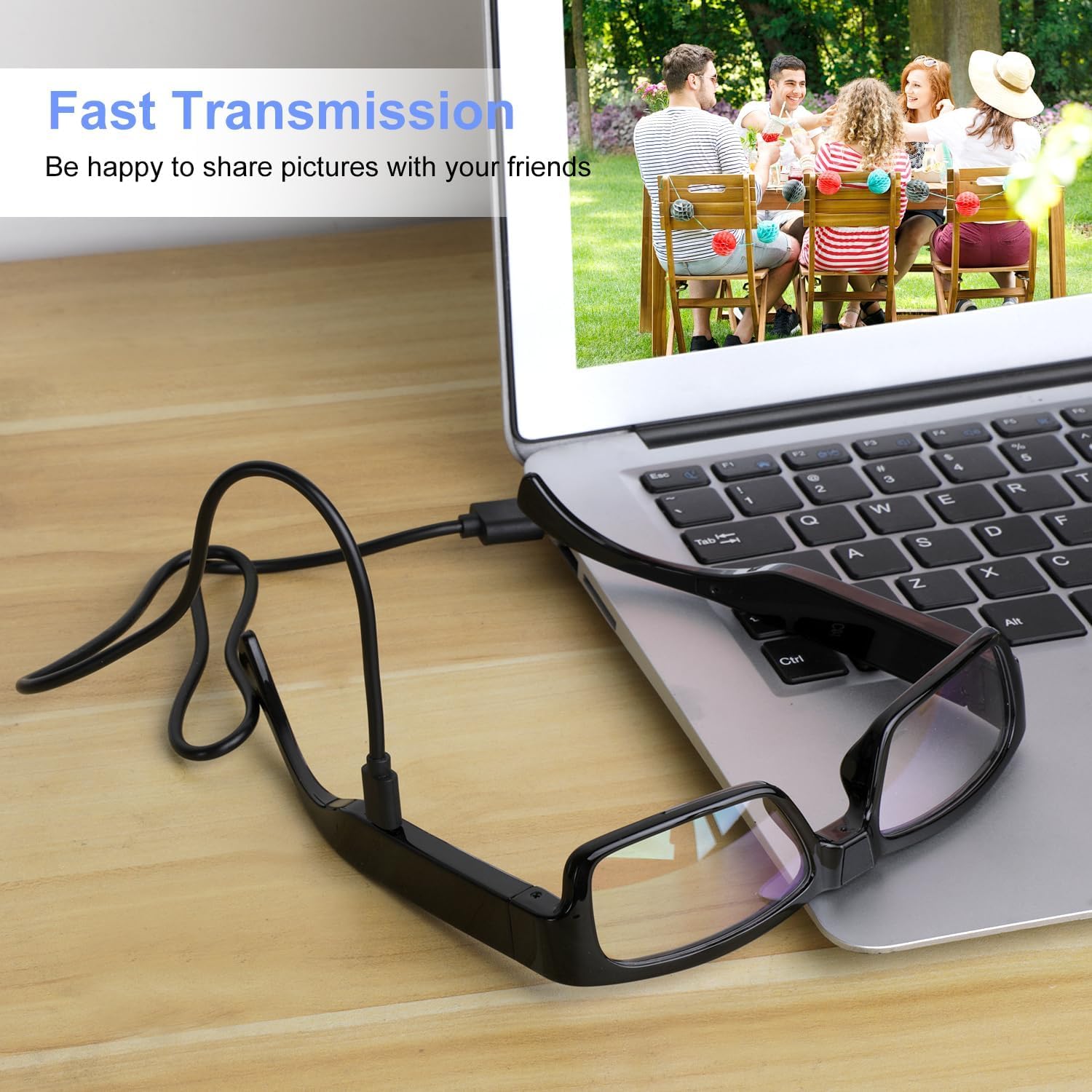 Thumbnail 2 de SHENMEILA 1080p Spy Camera Glasses with 32GB Card: Wearable Eyewear for Everyday Recording