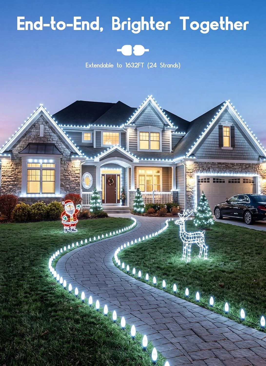 Thumbnail 1 de Brightown C9 Christmas String Lights, 68 Feet