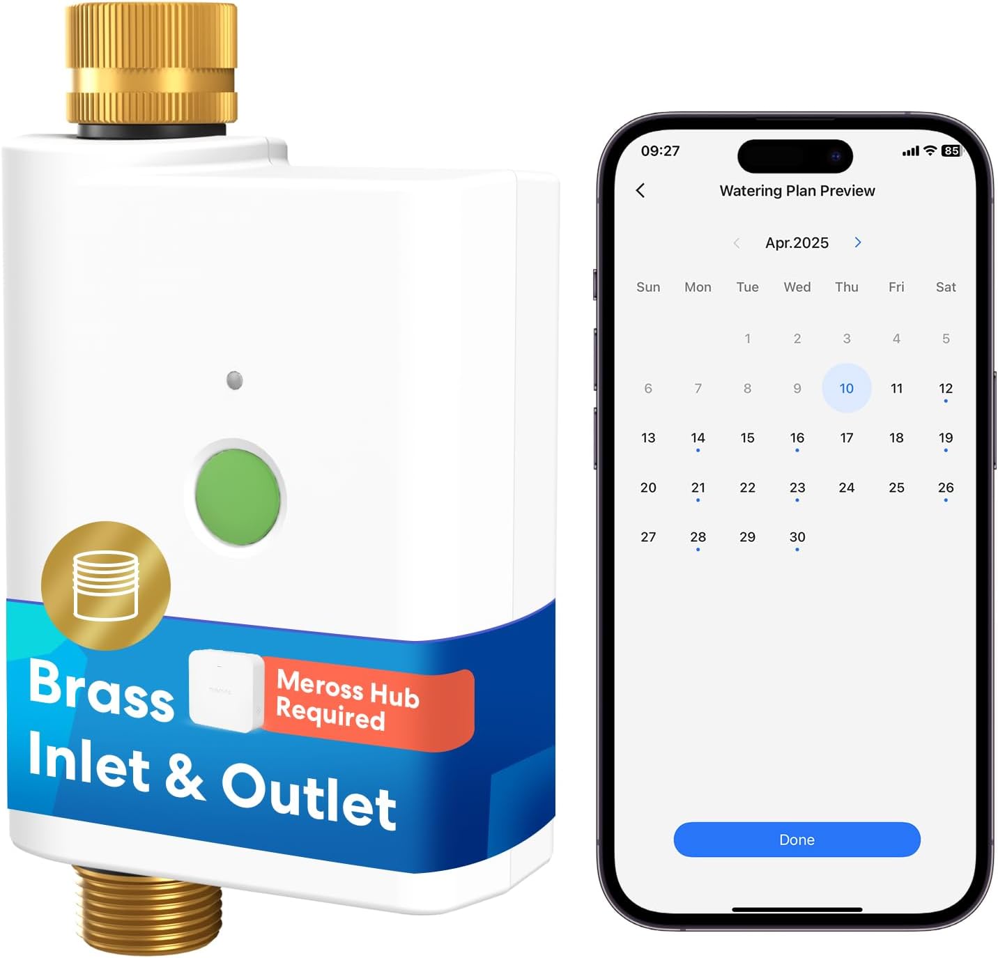 Detalle de Meross MST100 centralina irrigazione WiFi