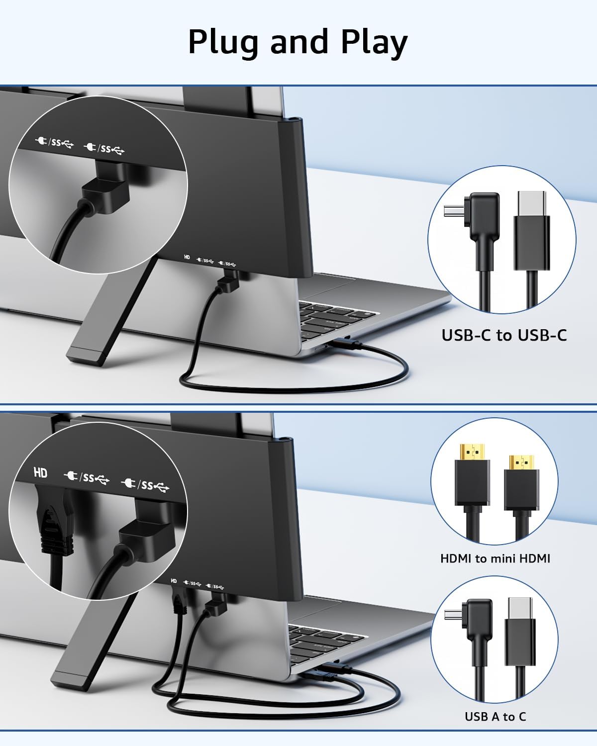 Thumbnail 3 de Yodoit Laptop Screen Extender 14" FHD