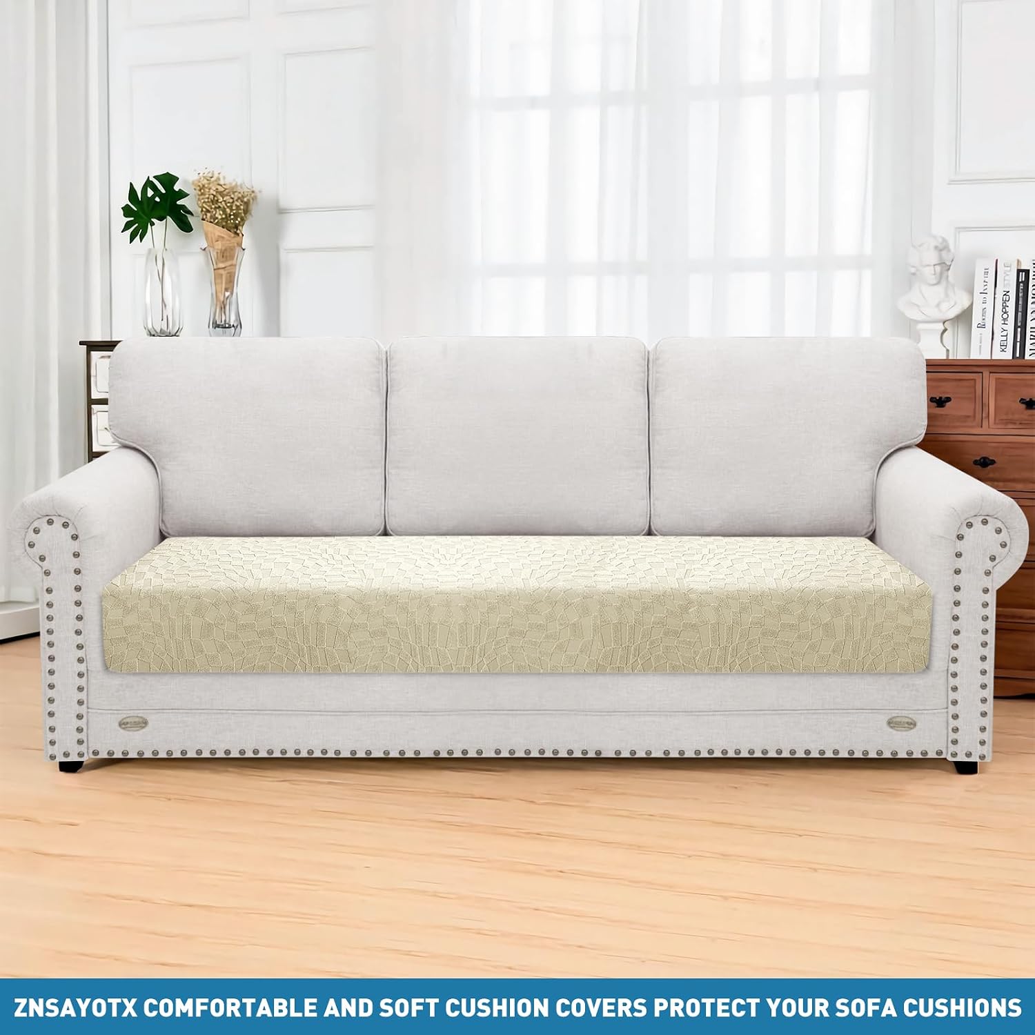 Thumbnail 2 de ZNSAYOTX Sofa Cushion Cover, 1-Pack