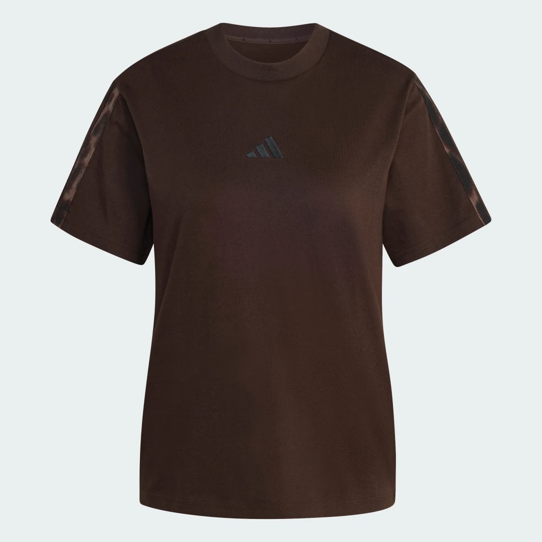 Thumbnail 3 de Camiseta de estampado de leopardo Seasonal Essentials 3 Stripes – Adidas