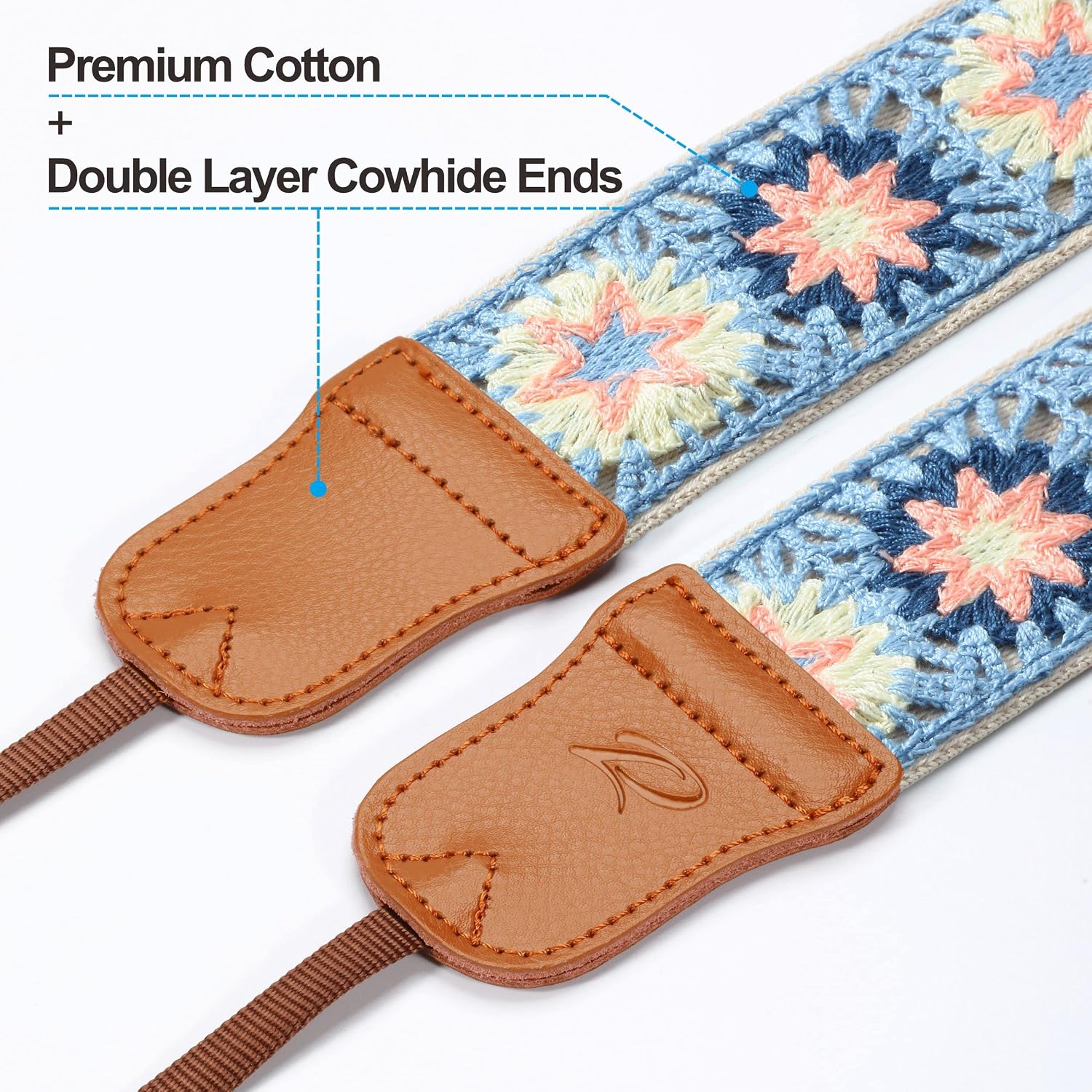 Thumbnail 1 de Padwa Pink Daisy Camera Strap