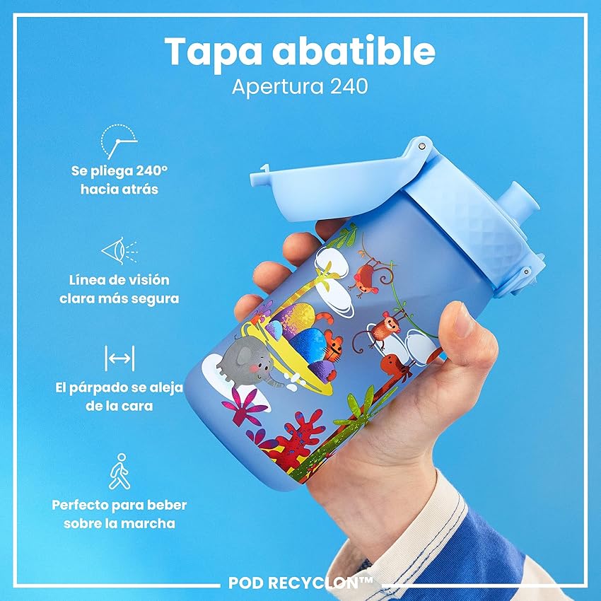 Detalle 2 de ion8 Botella de Agua 350 ml para niños