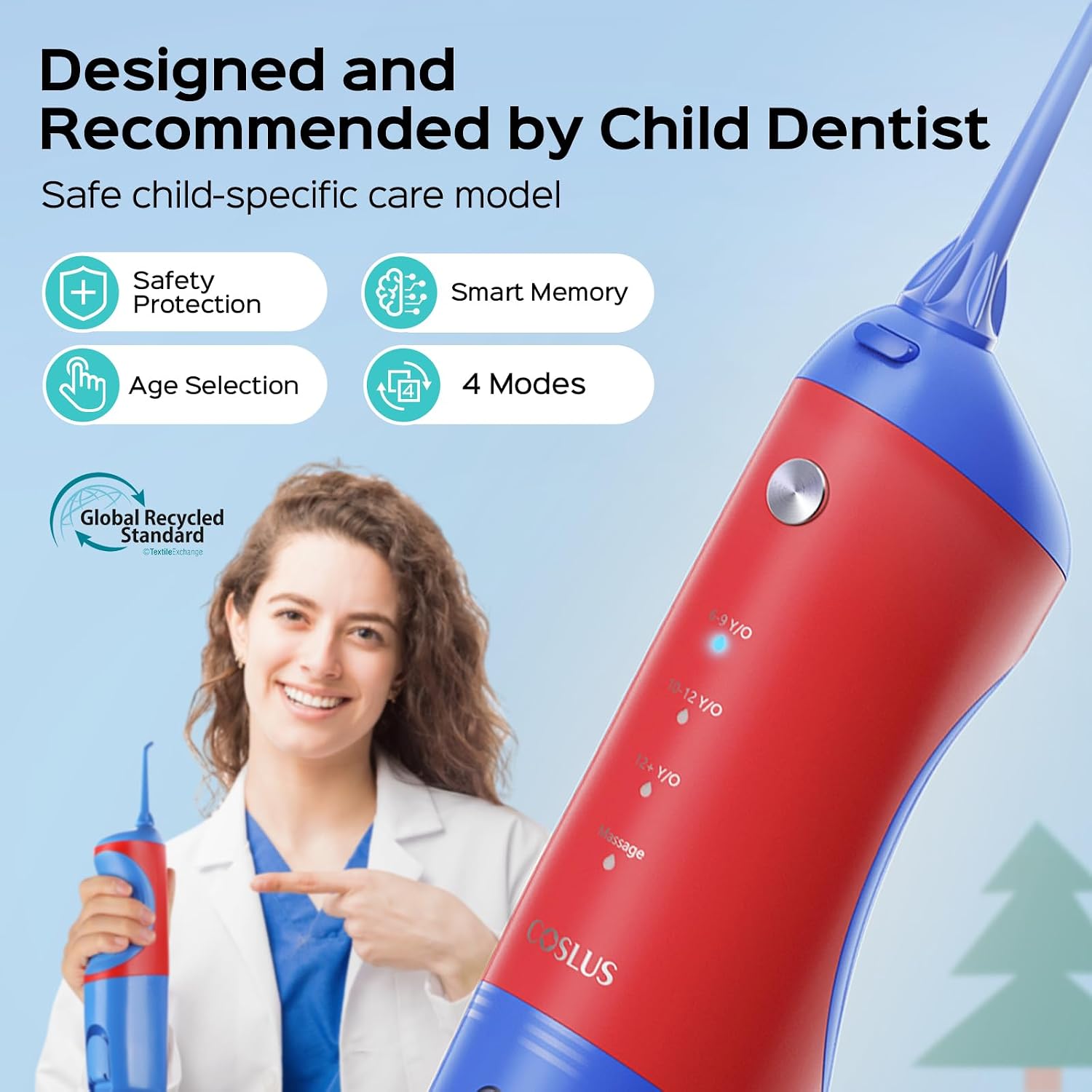 Detalle de COSLUS Kids Water Flosser C31