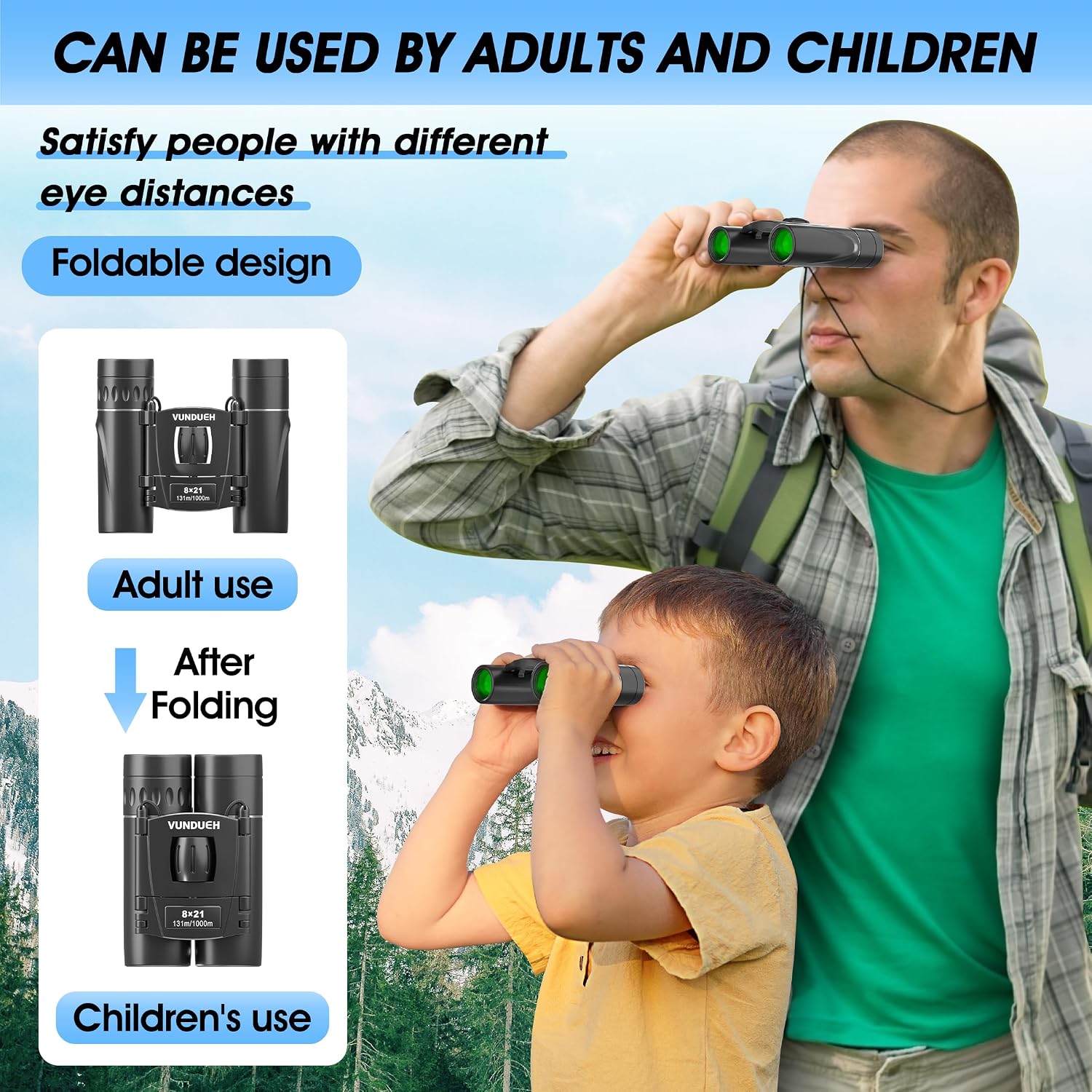 Detalle 2 de Mini Compact Binoculars 12x Magnification