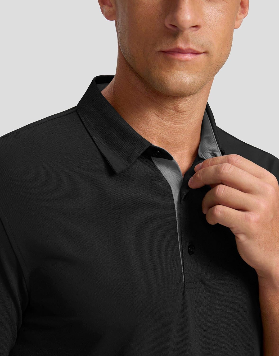 Detalle 1 de Men's Golf Polo Shirt in Pique Fabric