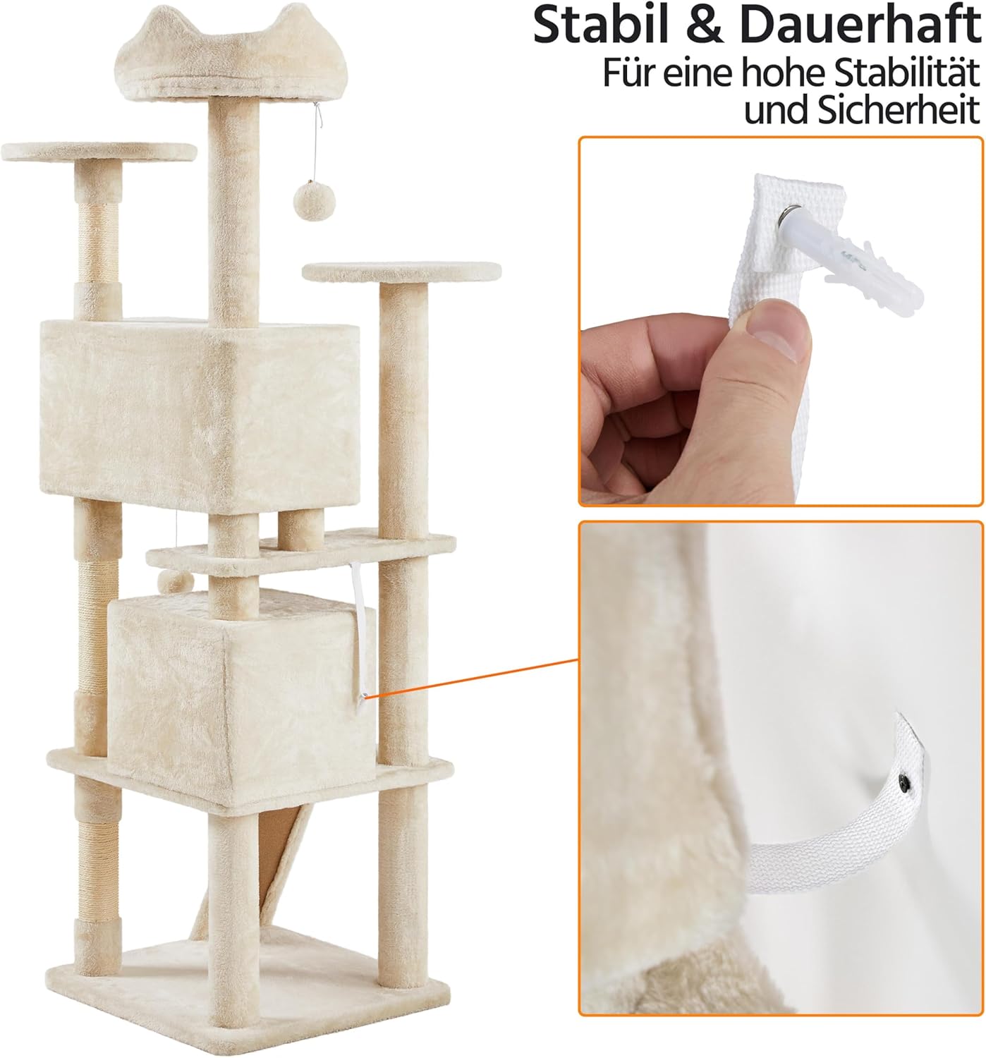 Thumbnail 6 de Yaheetech Kratzbaum 178 cm groß 🐱