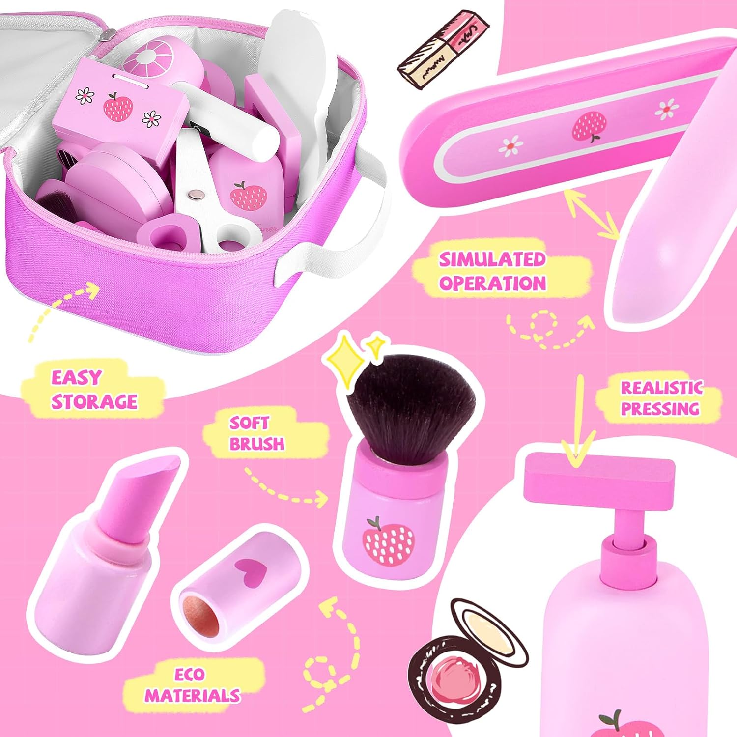 Thumbnail 5 de GAGAKU Set de Maquillaje Infantil de Madera 🎨