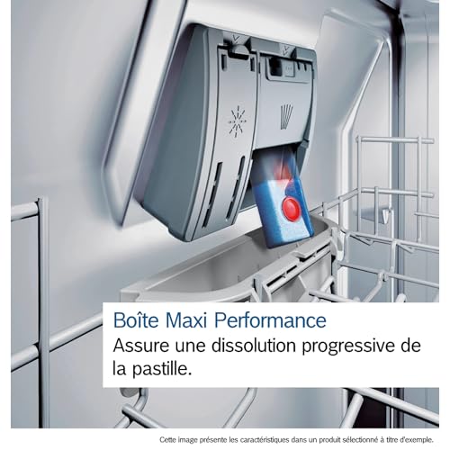 Thumbnail 7 de Bosch SMI2HTS02E: Lave-vaisselle encastrable 60 cm sans façade, noir sur bandeau acier brossé