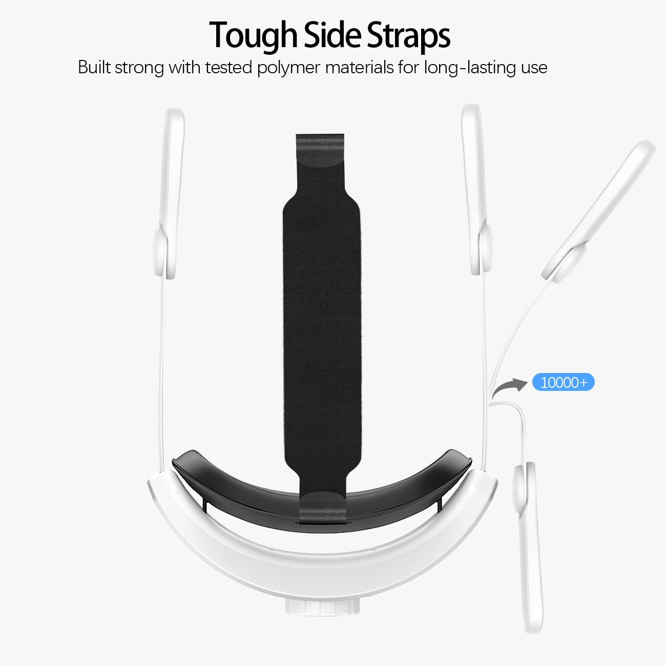 Thumbnail 4 de Head Strap for Meta Quest 2 Elite Strap 17.8–29.6 in