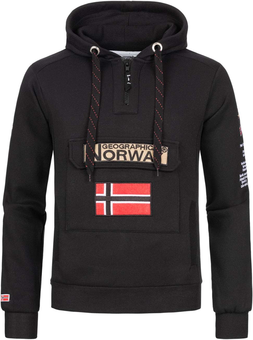Detalle 1 de Geographical Norway GYMCLASS felpa con cappuccio