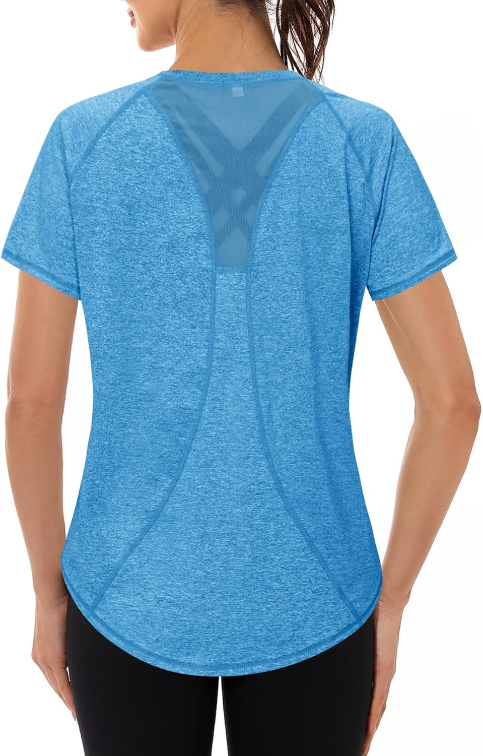 Thumbnail 6 de Gyabnw Tee Shirt Sport Femme à manches courtes – séchage rapide pour yoga, fitness et jogging