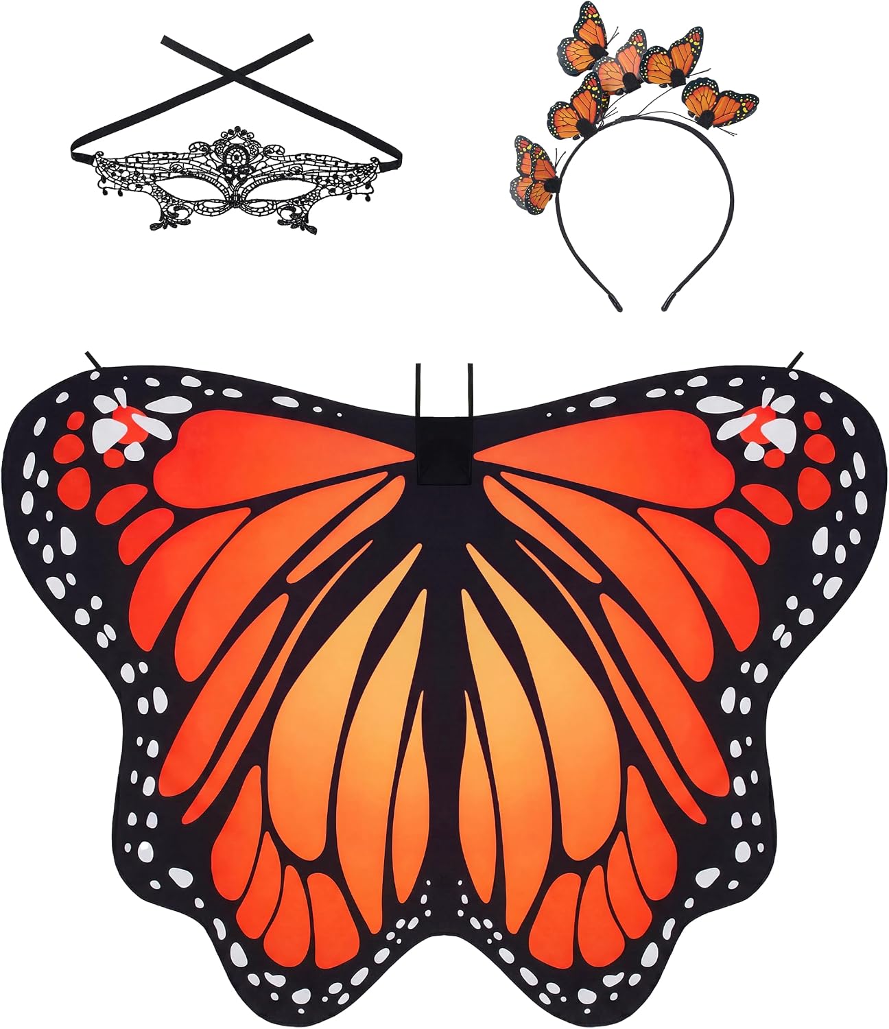 Detalle 2 de Spooktacular Creations Butterfly Costume, Chiffon