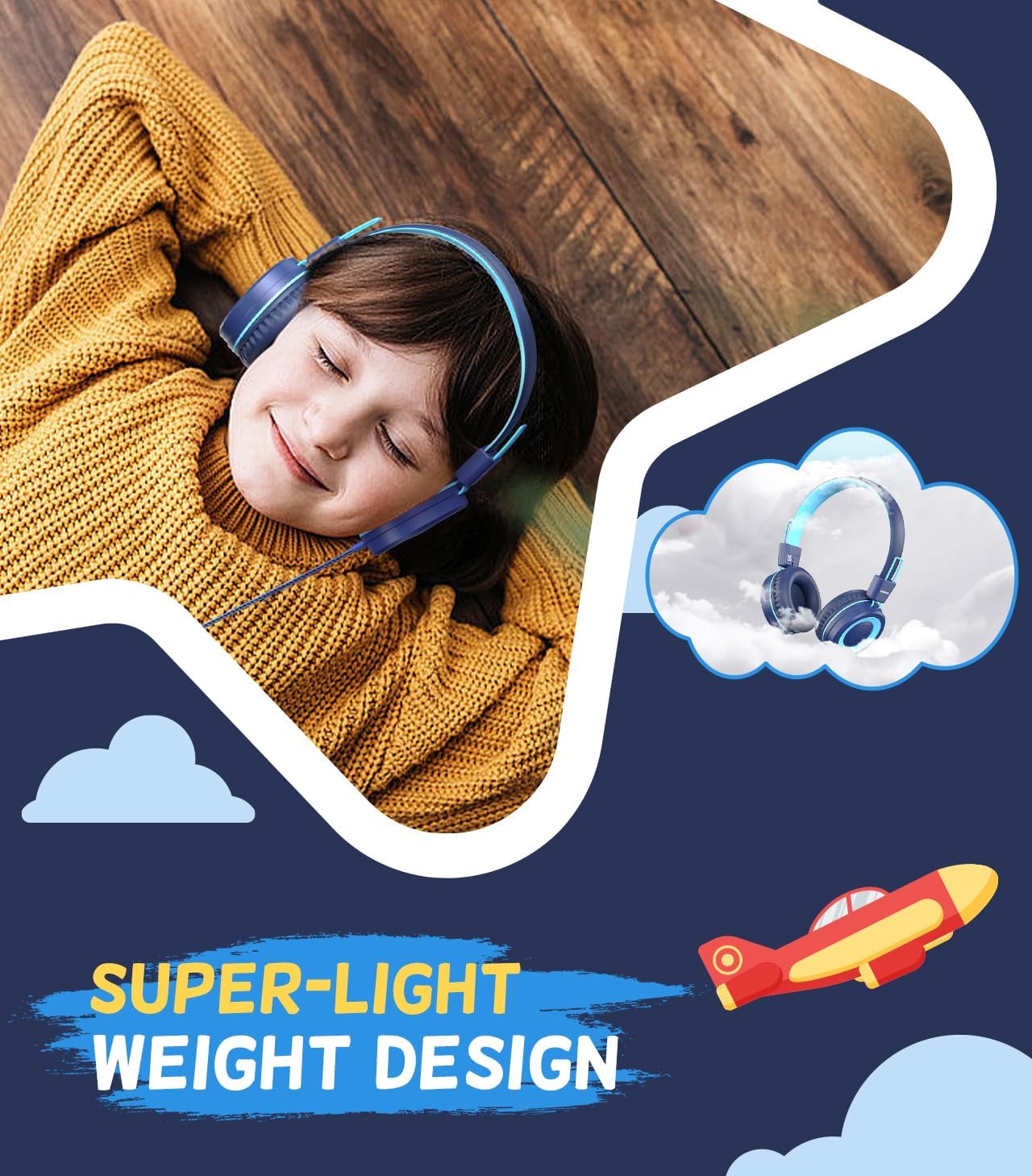 Thumbnail 5 de Cowyawn USB Type C Kids Headphones 94dB