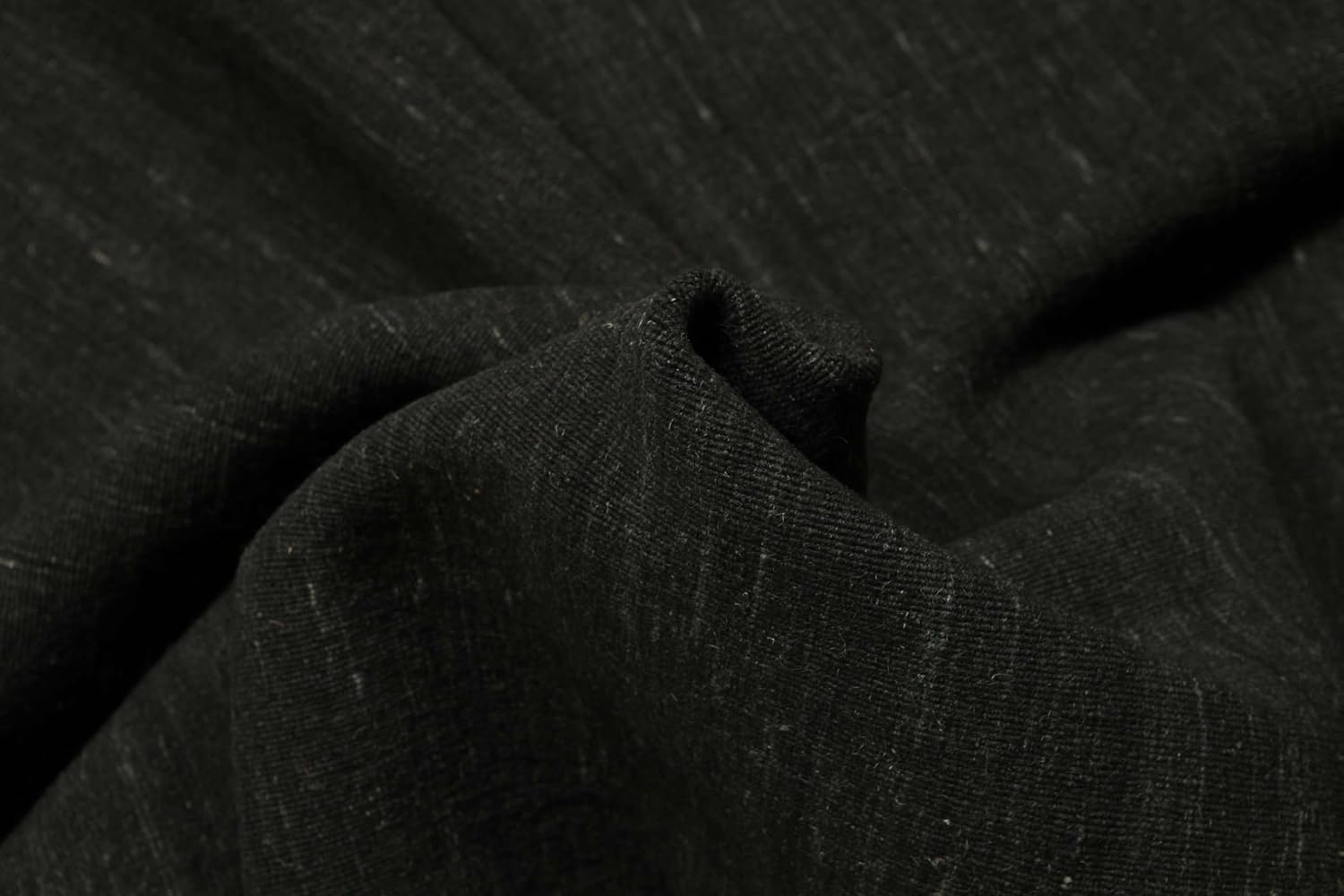Detalle de RugVista Handloom Flat Rug, 200 x 250 cm Black Kilim