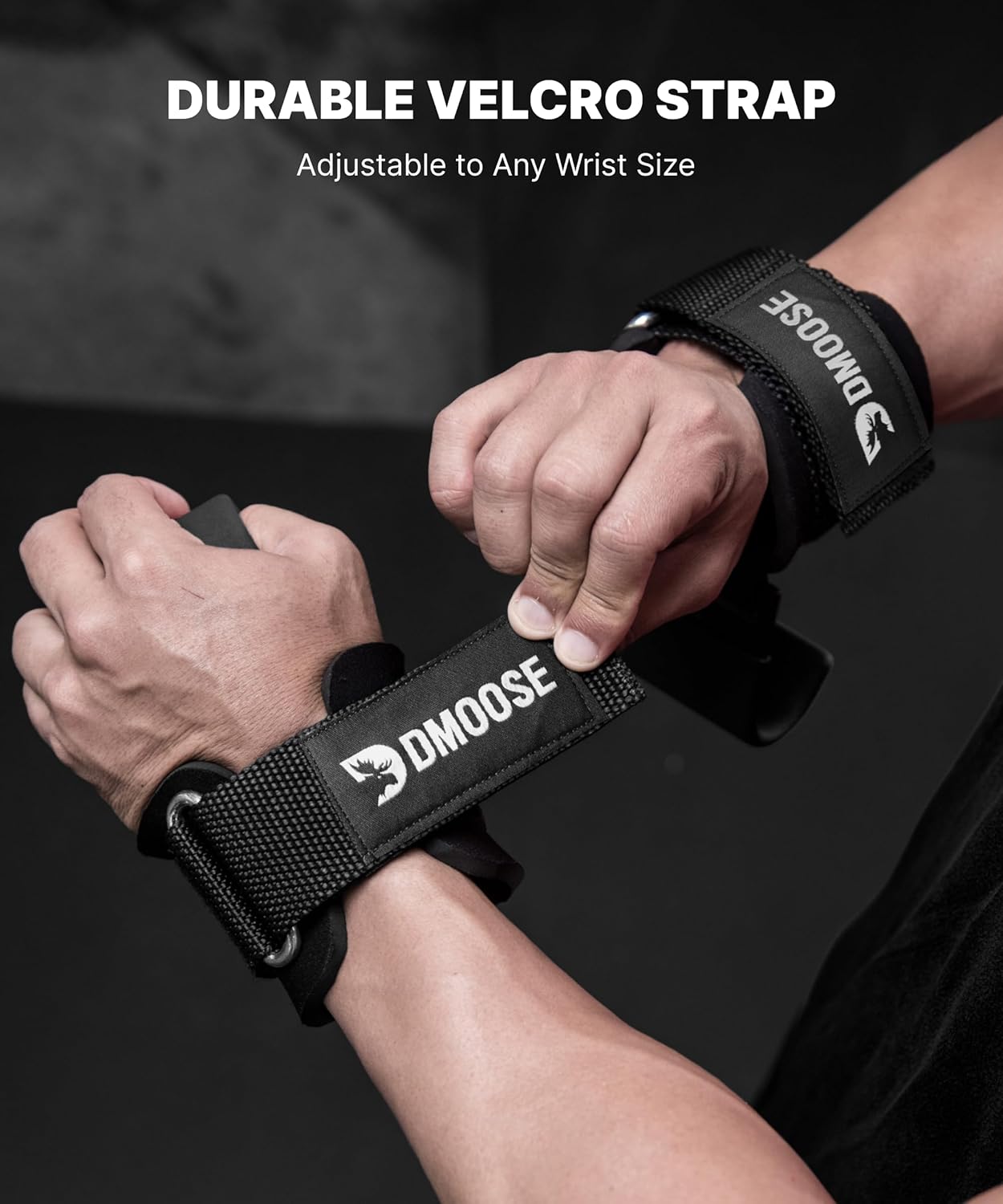 Thumbnail 6 de DMoose weight lifting hooks pair, 500 lbs