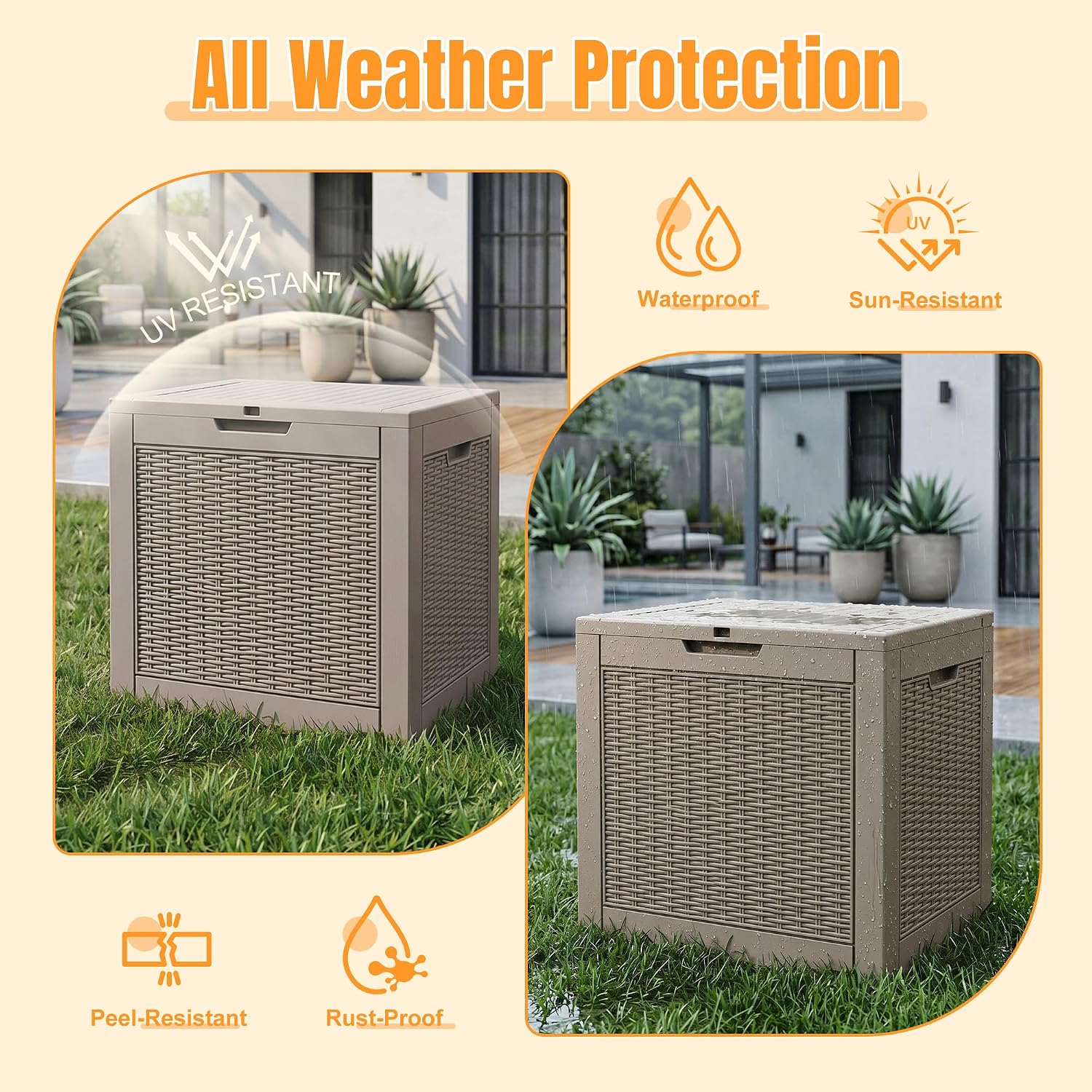 Detalle 2 de ATMELT Outdoor Storage Box 42-Gallon