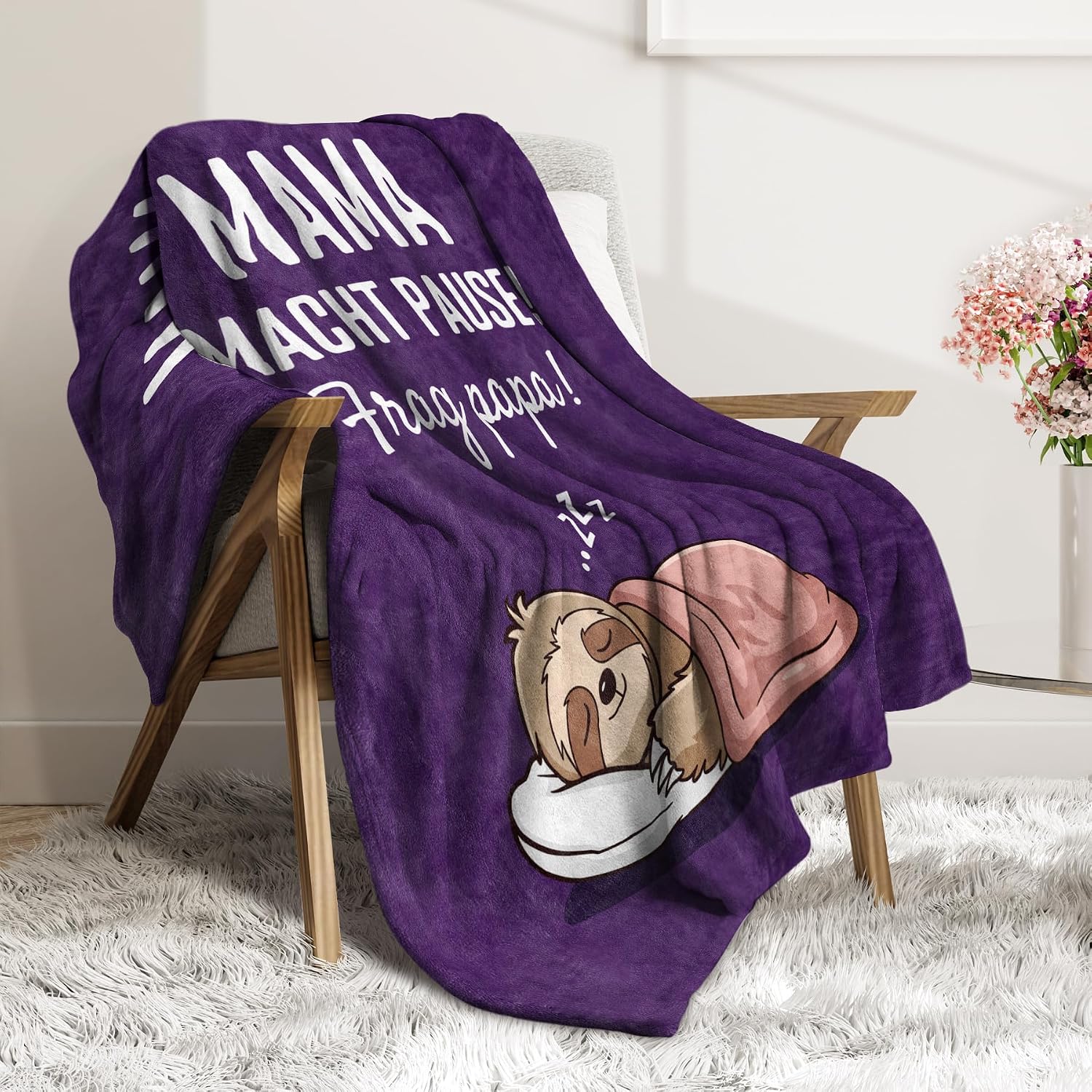 Thumbnail 3 de Encoink Muttertagsgeschenk Kuscheldecke 157×132