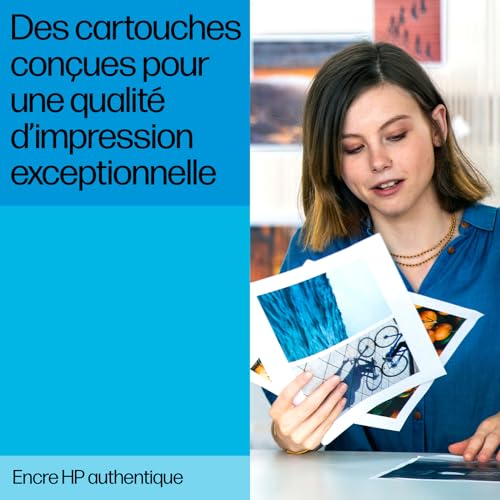 Detalle de HP 62 Noir et Trois Couleurs – Lot de 2 Cartouches d'Encre Originales
