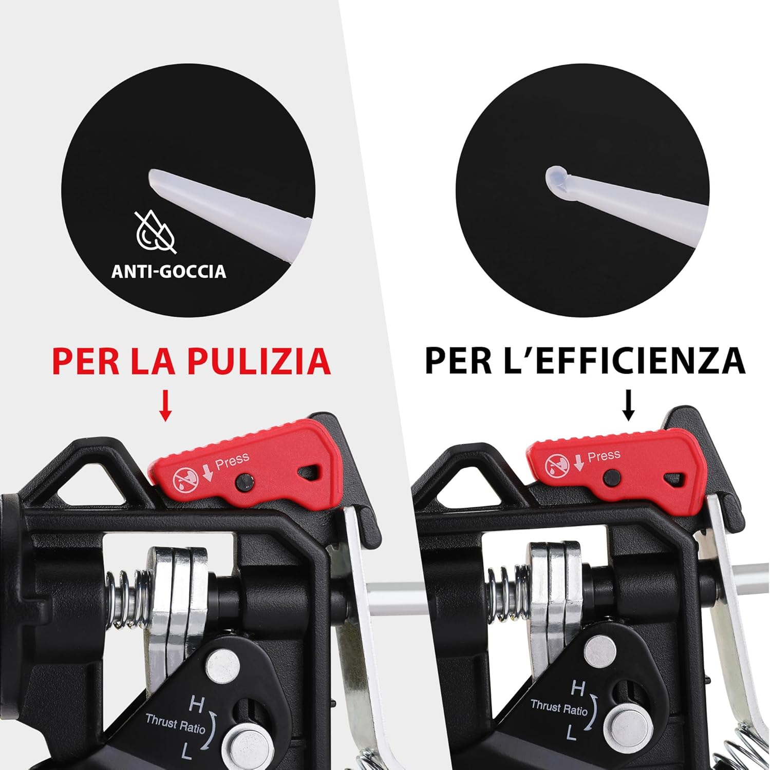 Thumbnail 6 de WORKPRO Pistola Silicone 310ml 🛠️