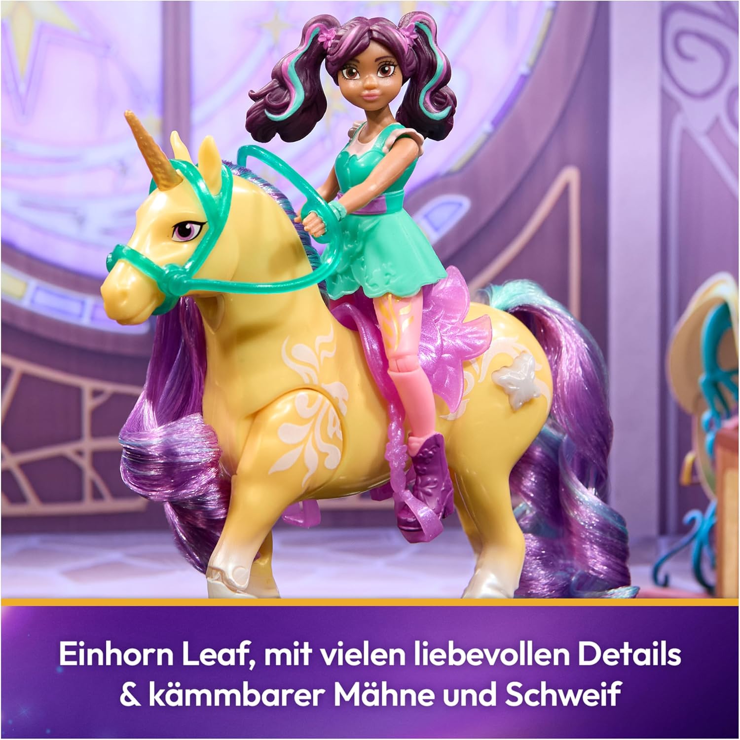 Detalle de Unicorn Academy Ava und Leaf 12 cm