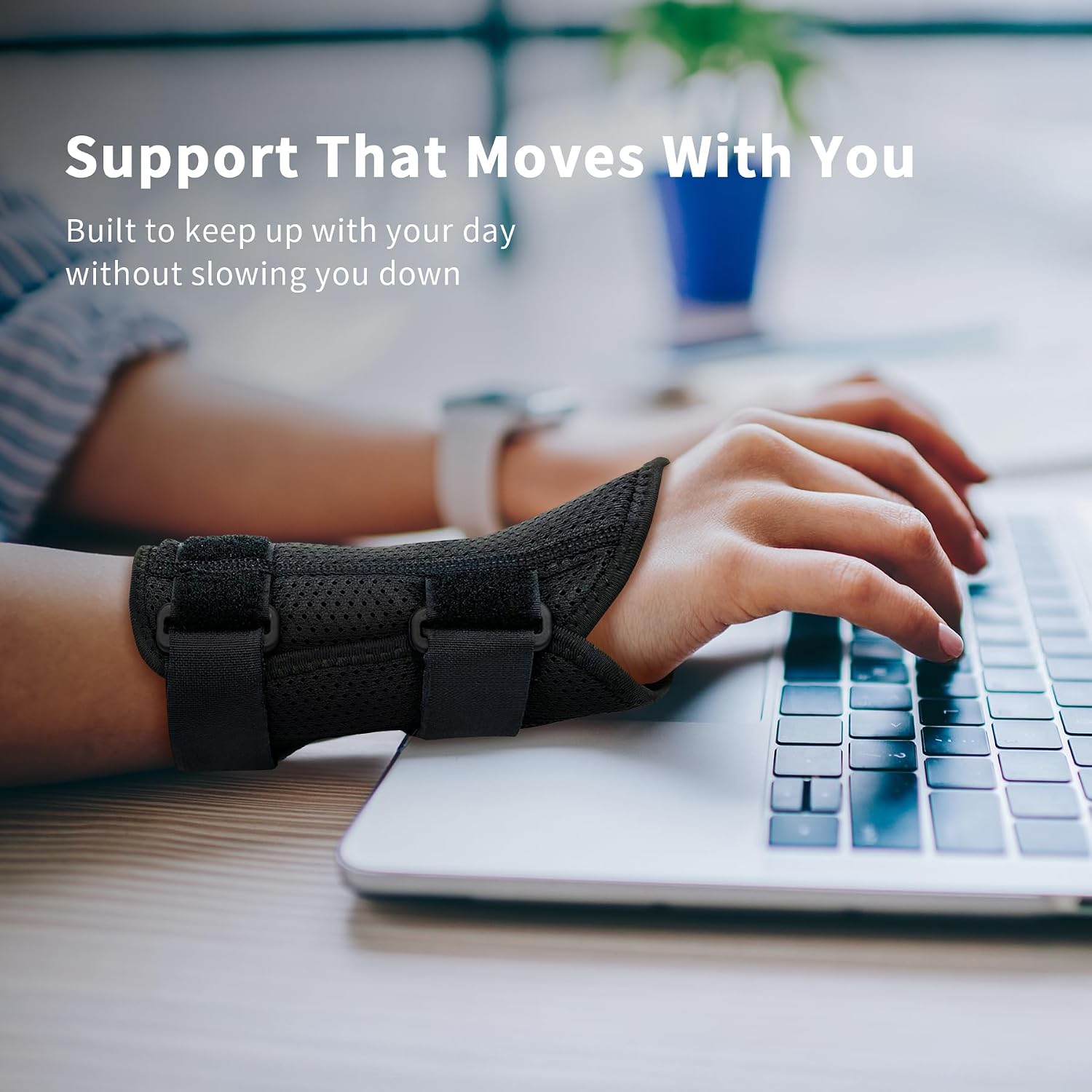 Thumbnail 6 de BRACOO WB31 Adjustable Carpal Tunnel Wrist Support Splint (Right & Left) for Night Relief & Day Support