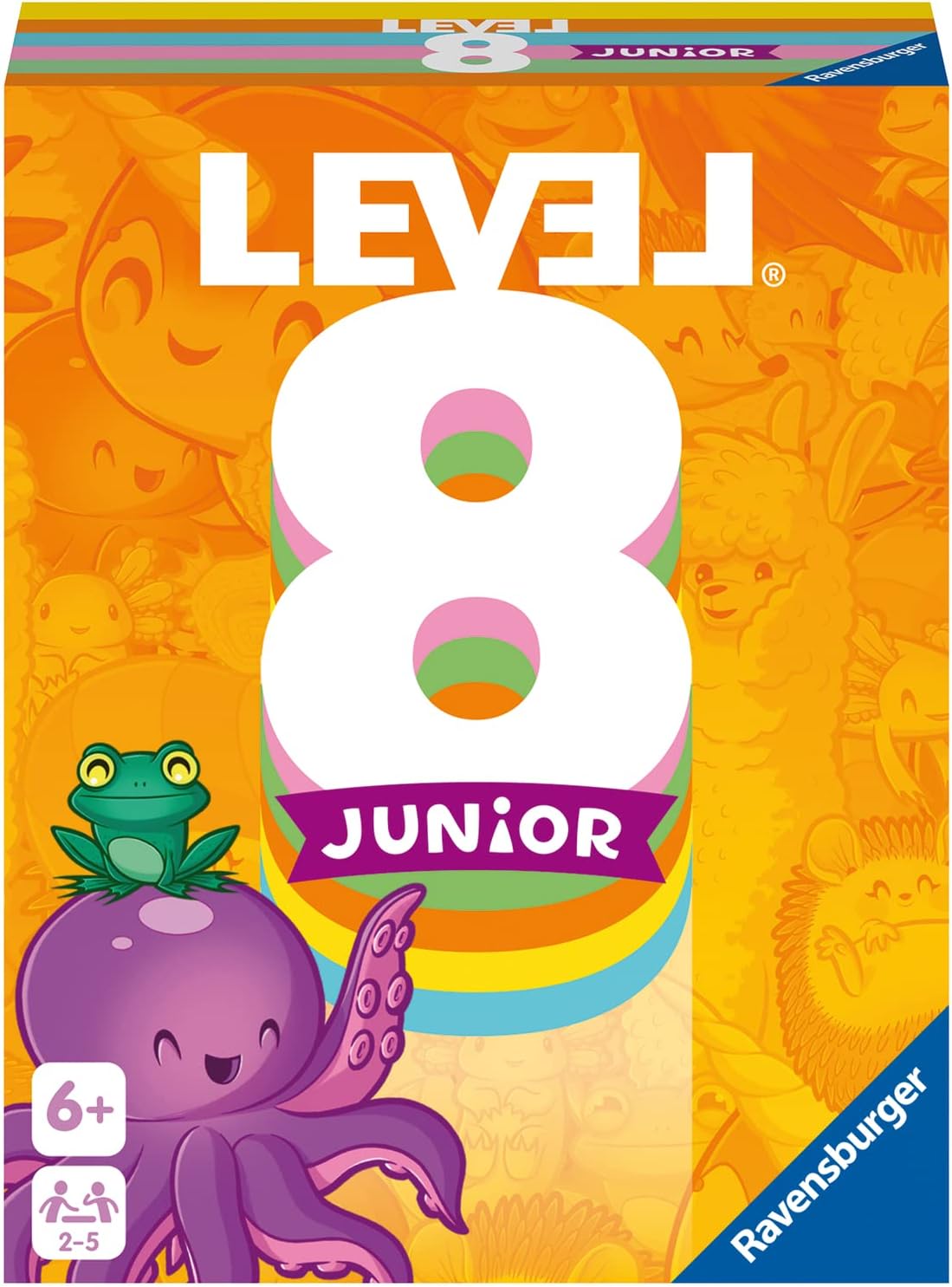 Detalle de Ravensburger Level 8 Junior – Jeu de Cartes familiales (2–5 joueurs, dès 6 ans)