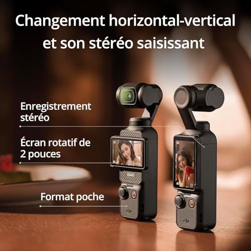 Thumbnail 3 de DJI Osmo Pocket 3 — Caméra Vlogging 1'' CMOS, 4K/120 ips et stabilisation 3 axes