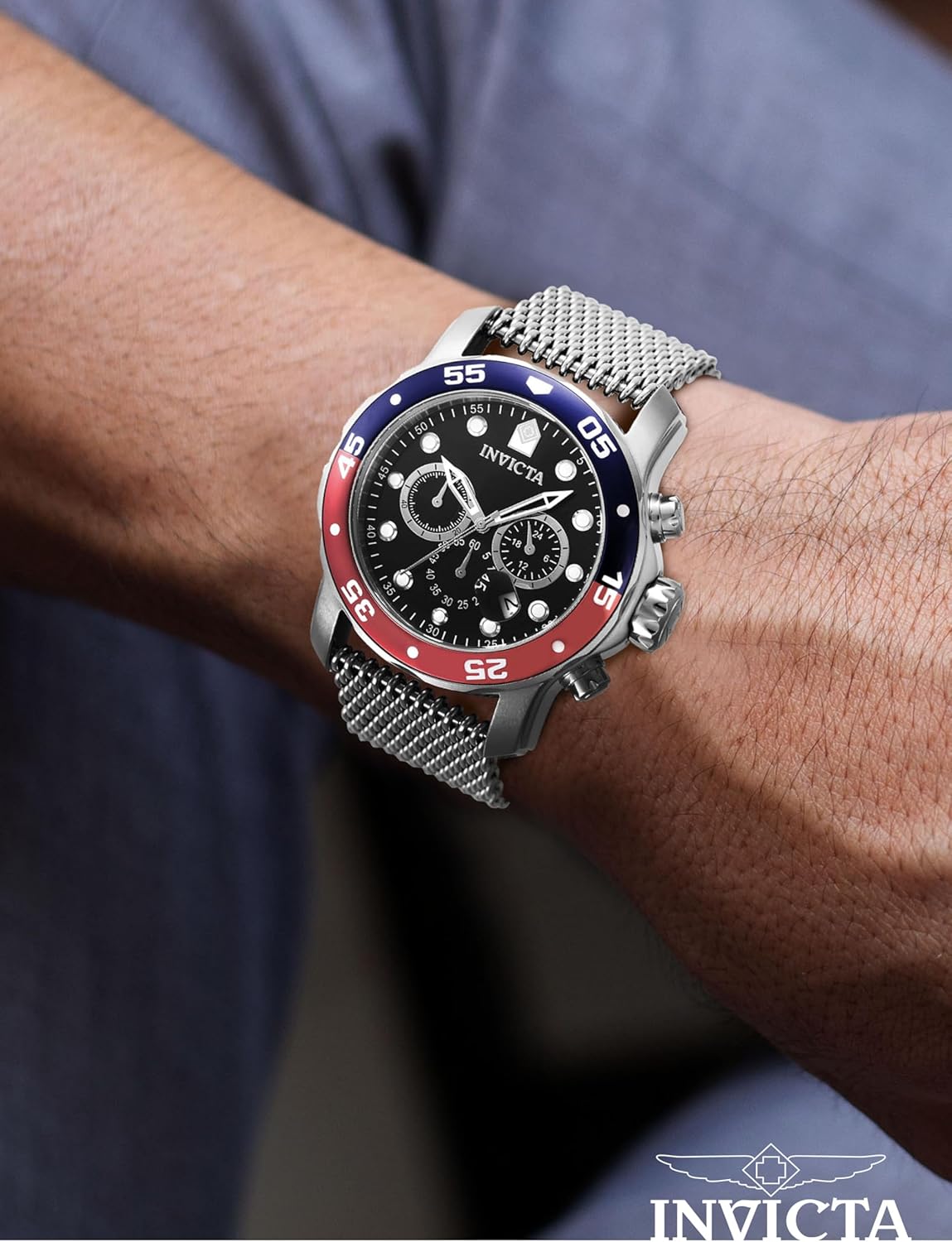 Thumbnail 1 de Invicta Pro Diver 47630 da uomo in acciaio inox con movimento al quarzo da 48 mm