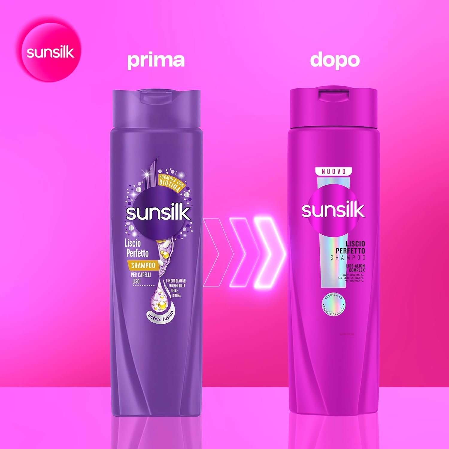 Thumbnail 1 de Sunsilk Shampoo Liscio Perfetto: disciplina e lucentezza per capelli lisci