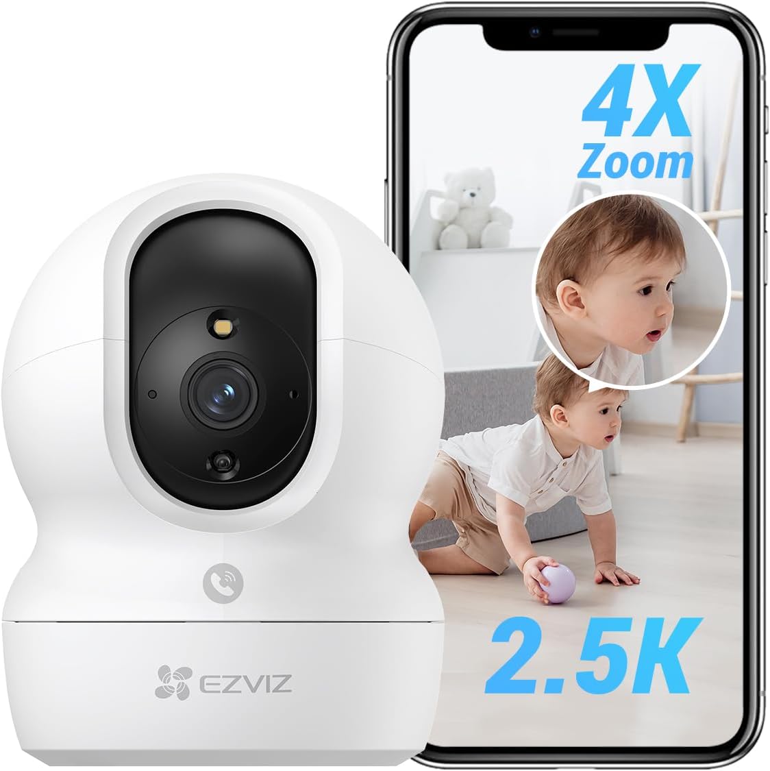 Detalle de EZVIZ CP1 Pro 4MP Caméra WiFi 360°
