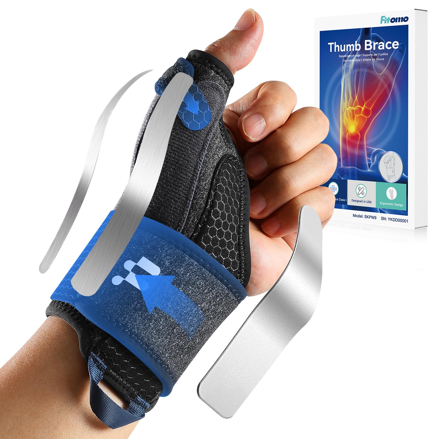 Thumbnail 6 de Fitomo Tutore Pollice 2 in 1: supporto ergonomico per pollice e polso