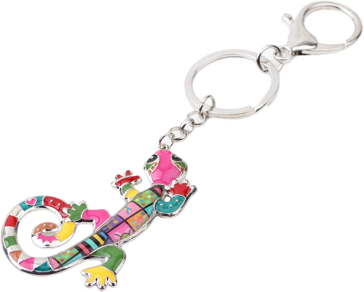 Thumbnail 2 de DOWAY Enamel Cute Lizard Gecko Keychain