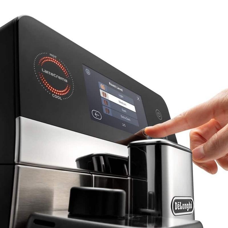 Detalle de Delonghi Eletta Ultra ECAM470.85.MB: cafetera superautomática para quien quiere variedad y comodidad