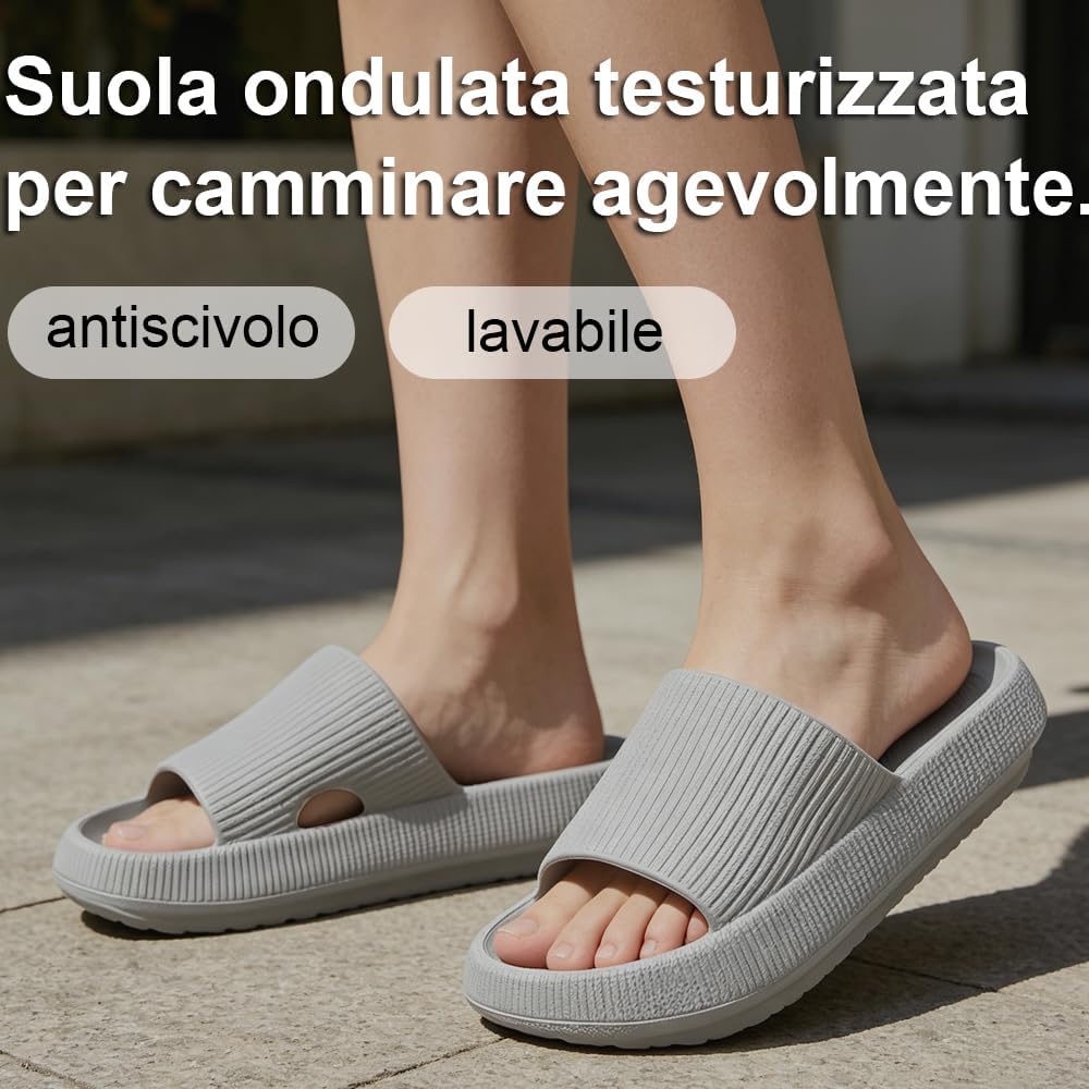Thumbnail 4 de Coswind Ciabatte Nuvola in EVA per mare e doccia, antiscivolo e morbidezza Coswind “Nuvola”