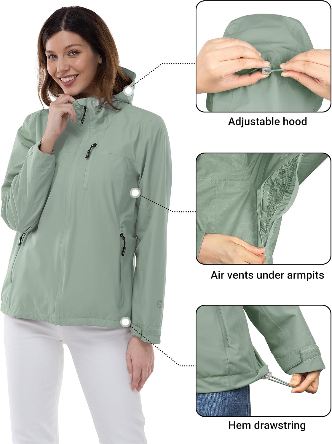 Thumbnail 4 de Outdoor Ventures Damen Regenjacke 10000MM