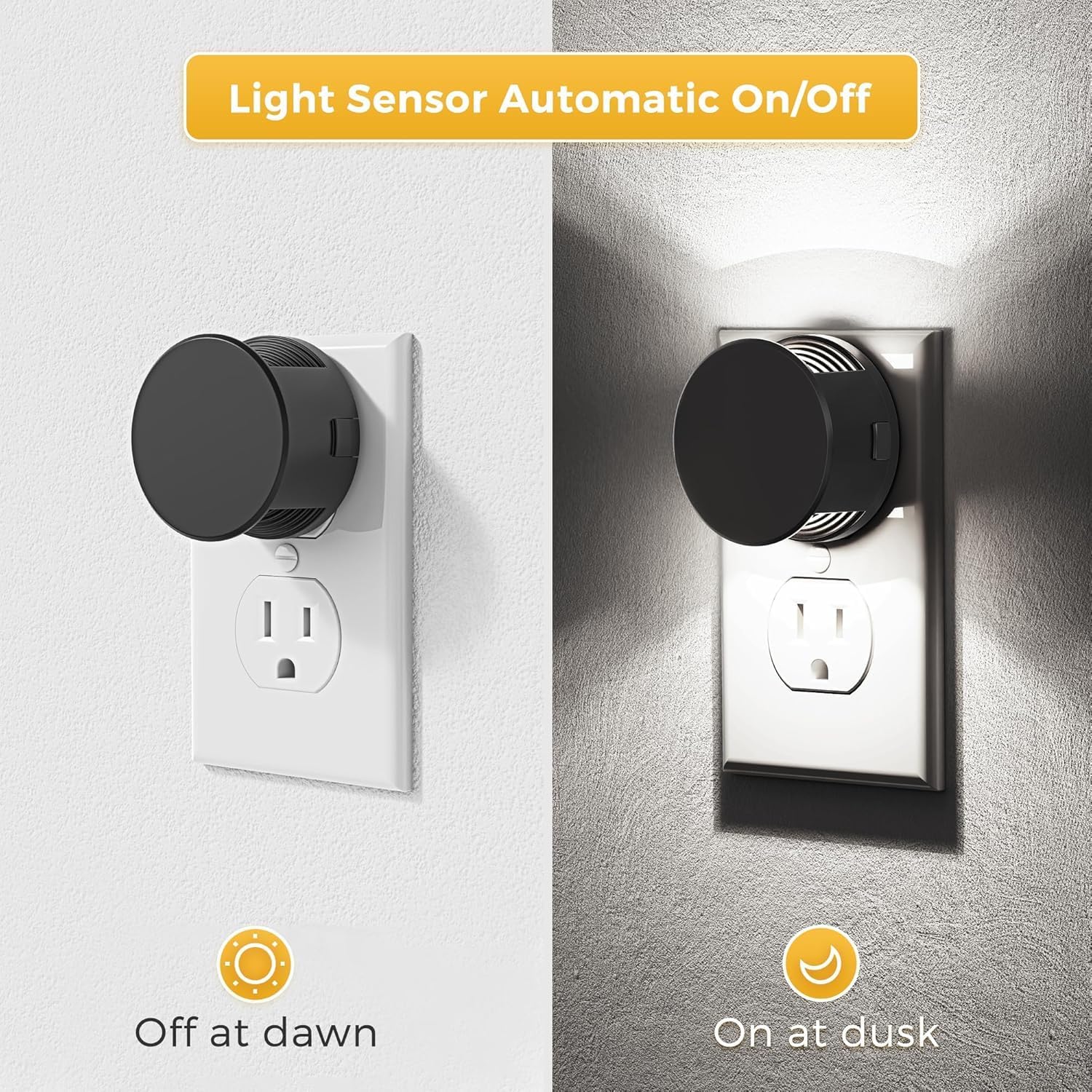 Thumbnail 1 de L LOHAS LED Night Light, 2-Pack