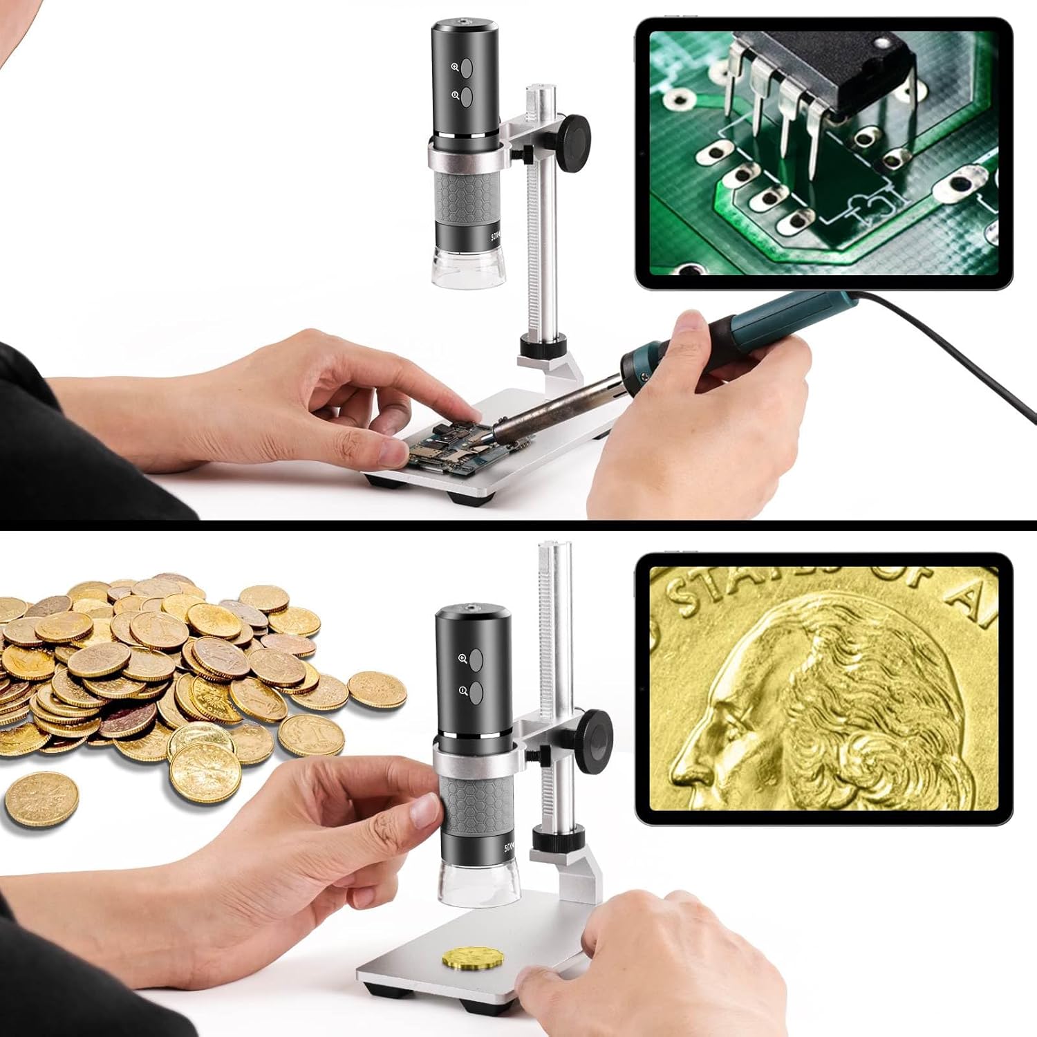 Thumbnail 3 de Ninyoon 4K WiFi Microscope with Pro Stand: A practical all‑rounder for home use