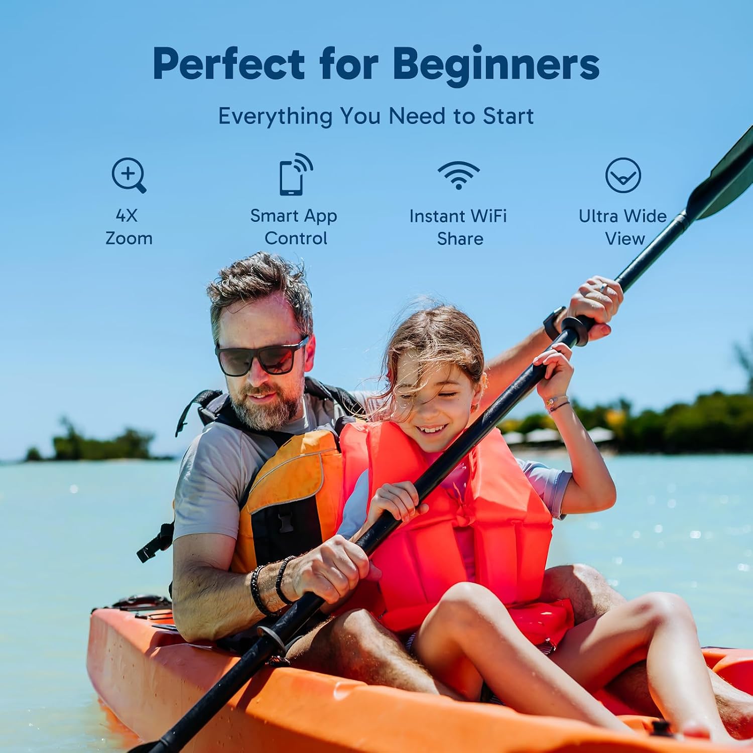 Thumbnail 6 de AKASO EK7000 4K30FPS Action Camera with EIS — 20MP, 131ft Waterproof, WiFi & Remote