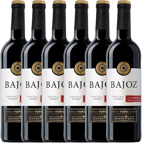 Detalle de Bajoz Tempranillo D.O. Toro - Pack 6 Botellas 🍷