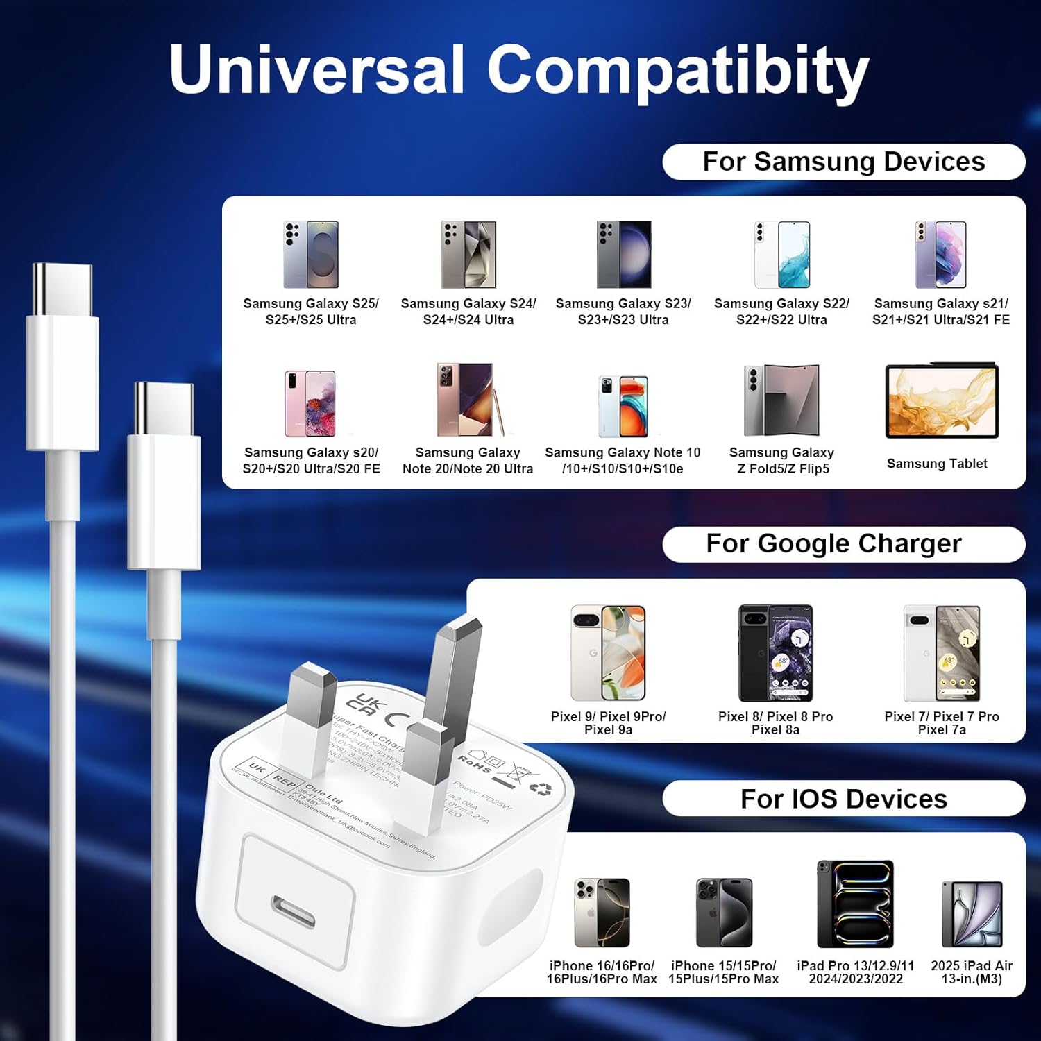 Thumbnail 2 de Samsung 25W USB C Charger Two-Pack
